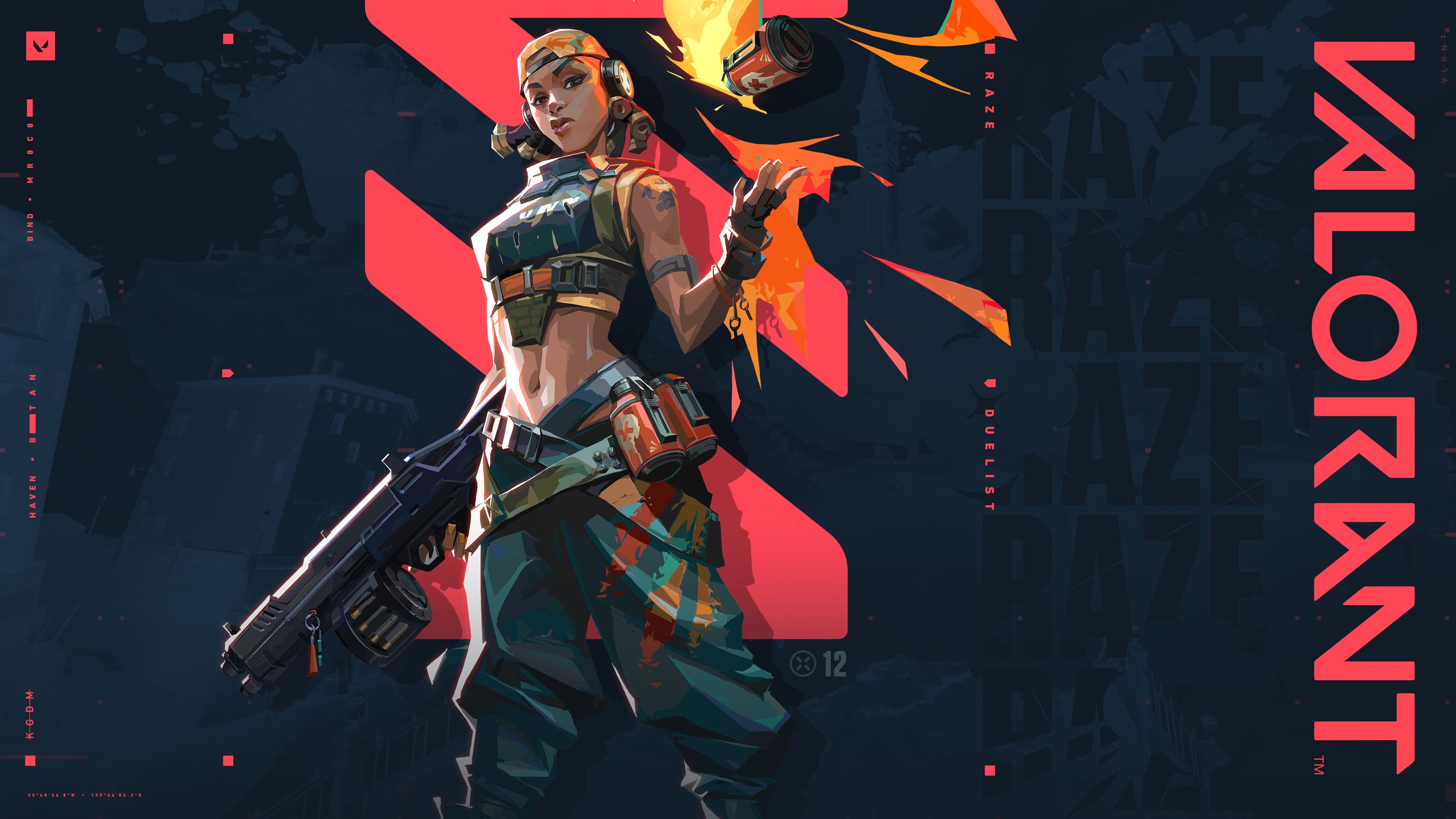 3840x2160 Raze Valorant, HD Games, 4k Wallpaper, Image, Background, Photo and Picture, Desktop