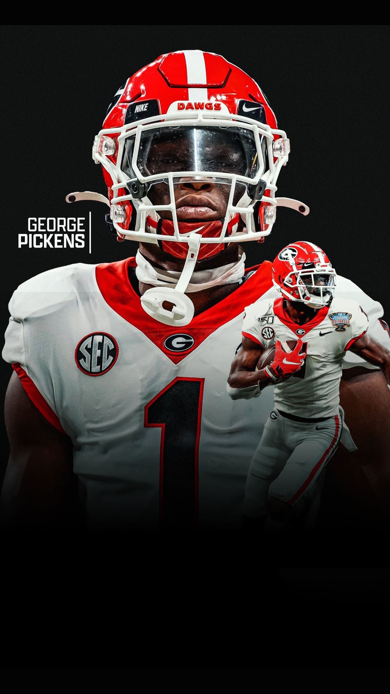 1250x2210 George Pickens Wallpaper, Phone