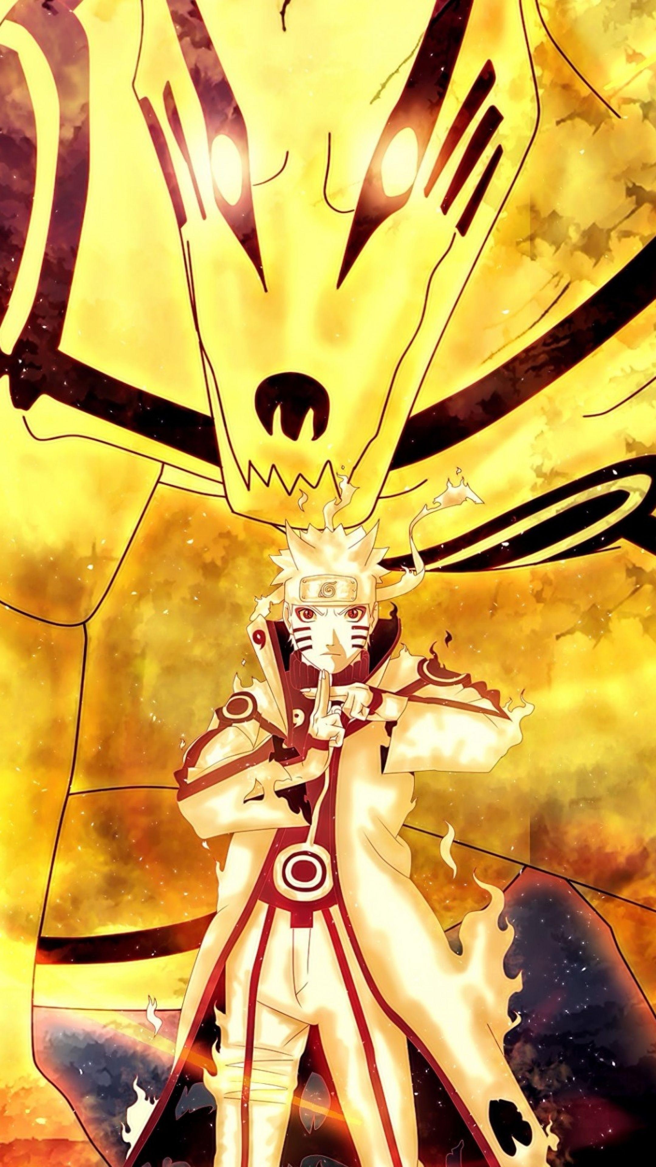 2160x3840 Naruto Bijuu Mode Kurama wallpaper naruto shippuden. Naruto, Phone