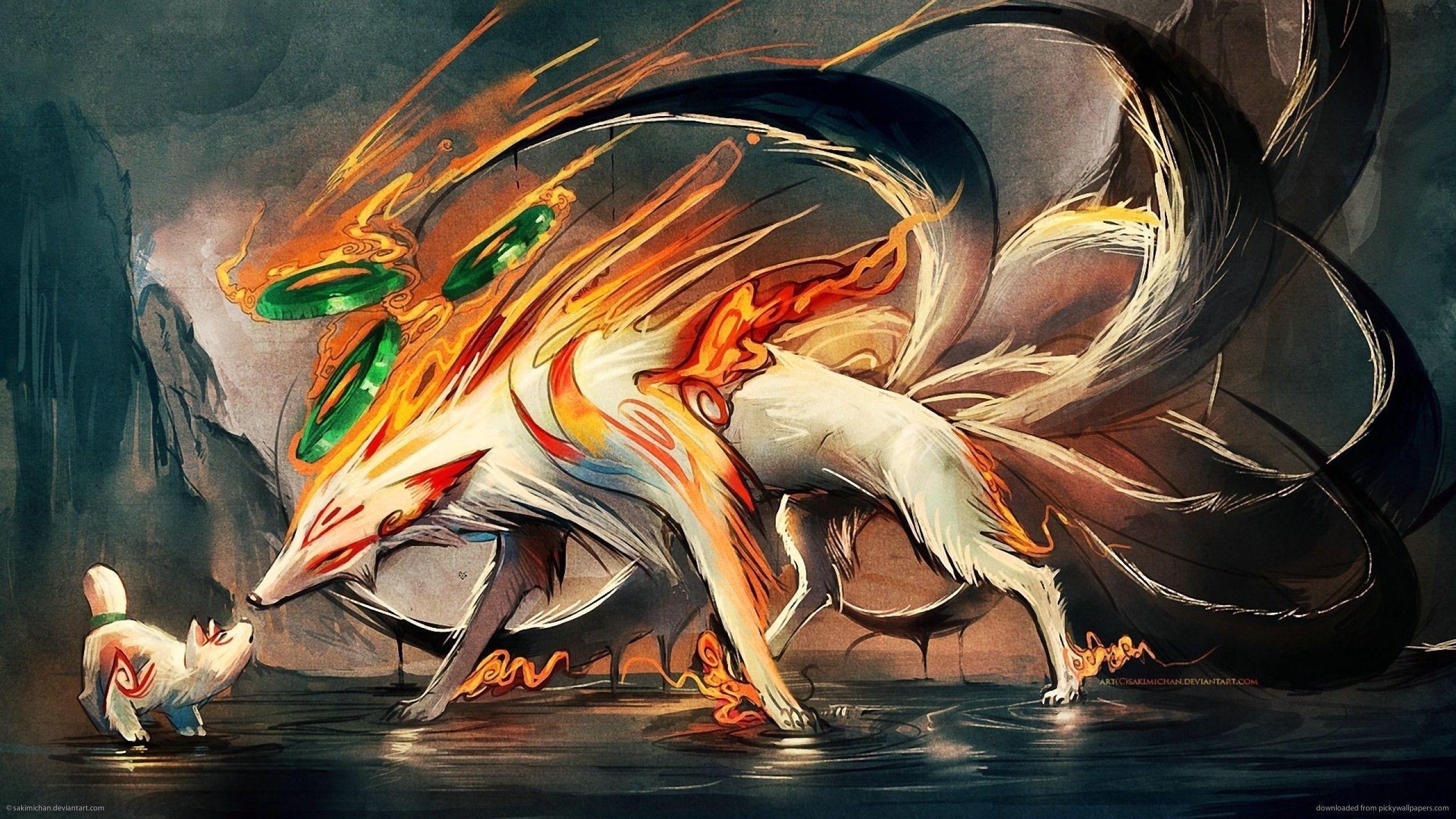 2560x1440 Nine Tailed Fox Wallpaper Free.wallpaperaccess.com, Desktop