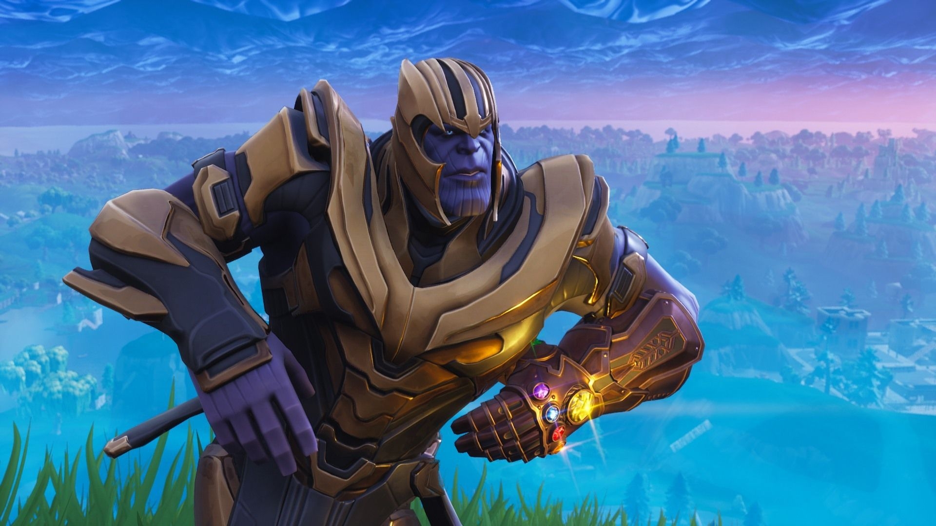 1920x1080 Thanos Dabbing Fortnite, Desktop