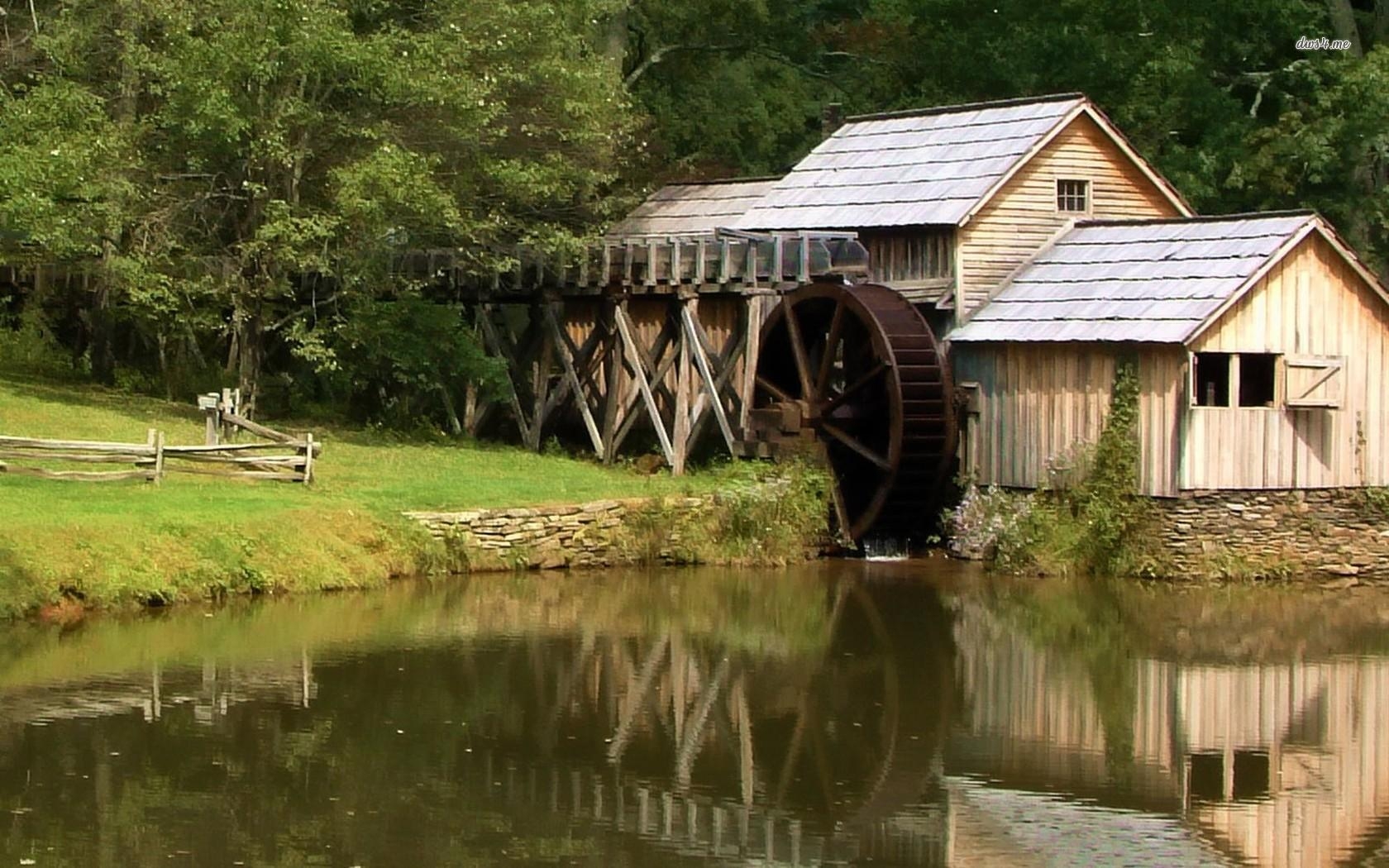 1680x1050 Watermill wallpaper wallpaper, Desktop