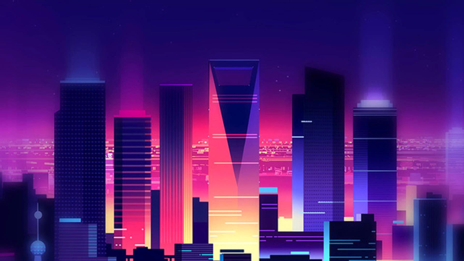 1920x1080 Hd Retro 80s Wallpaper Phone, Desktop