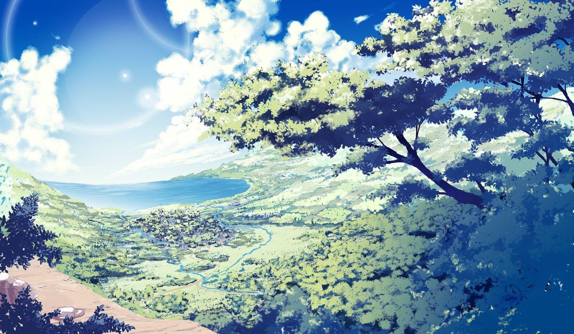 48+ Anime Nature Wallpapers - PixelTabs.com