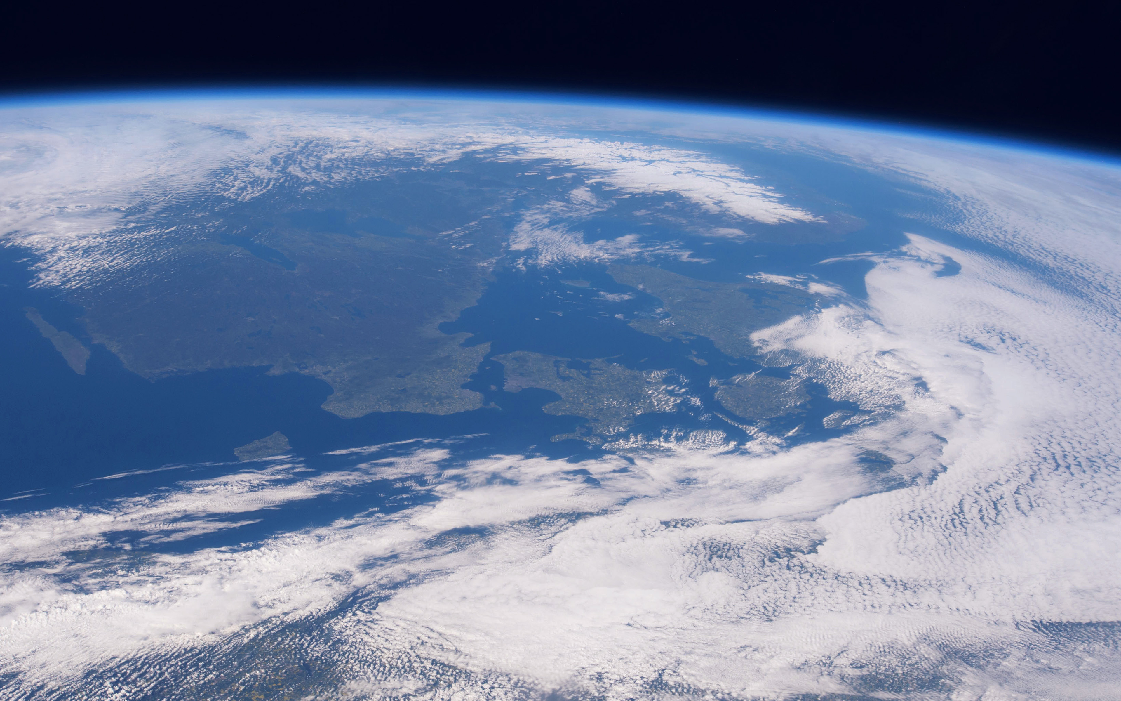 3840x2400 wallpaper for desktop, laptop. blue planet earth from space nature, Desktop