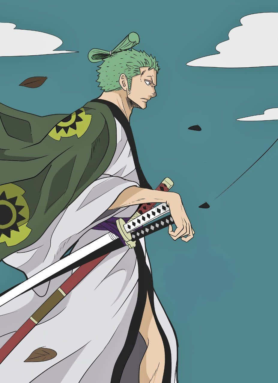 930x1280 Zoro Wano Wallpaper, Phone