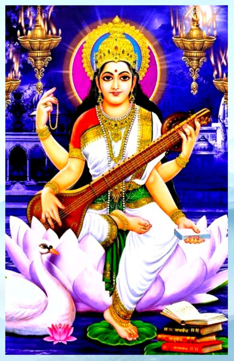 780x1200 Beautiful Saraswati Devi Image & Free HD Full Size, Phone