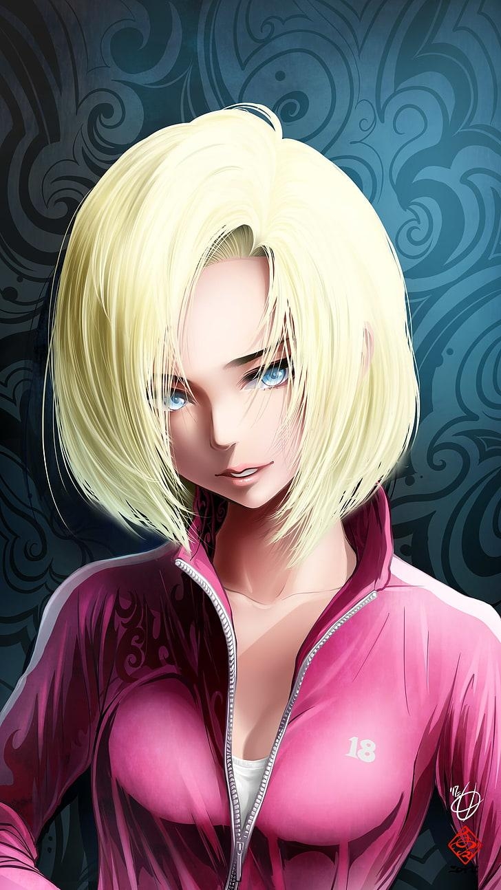 730x1300 Android 18 (Dragon Ball) 1080P, 2K, 4K, 5K HD wallpaper free, Phone