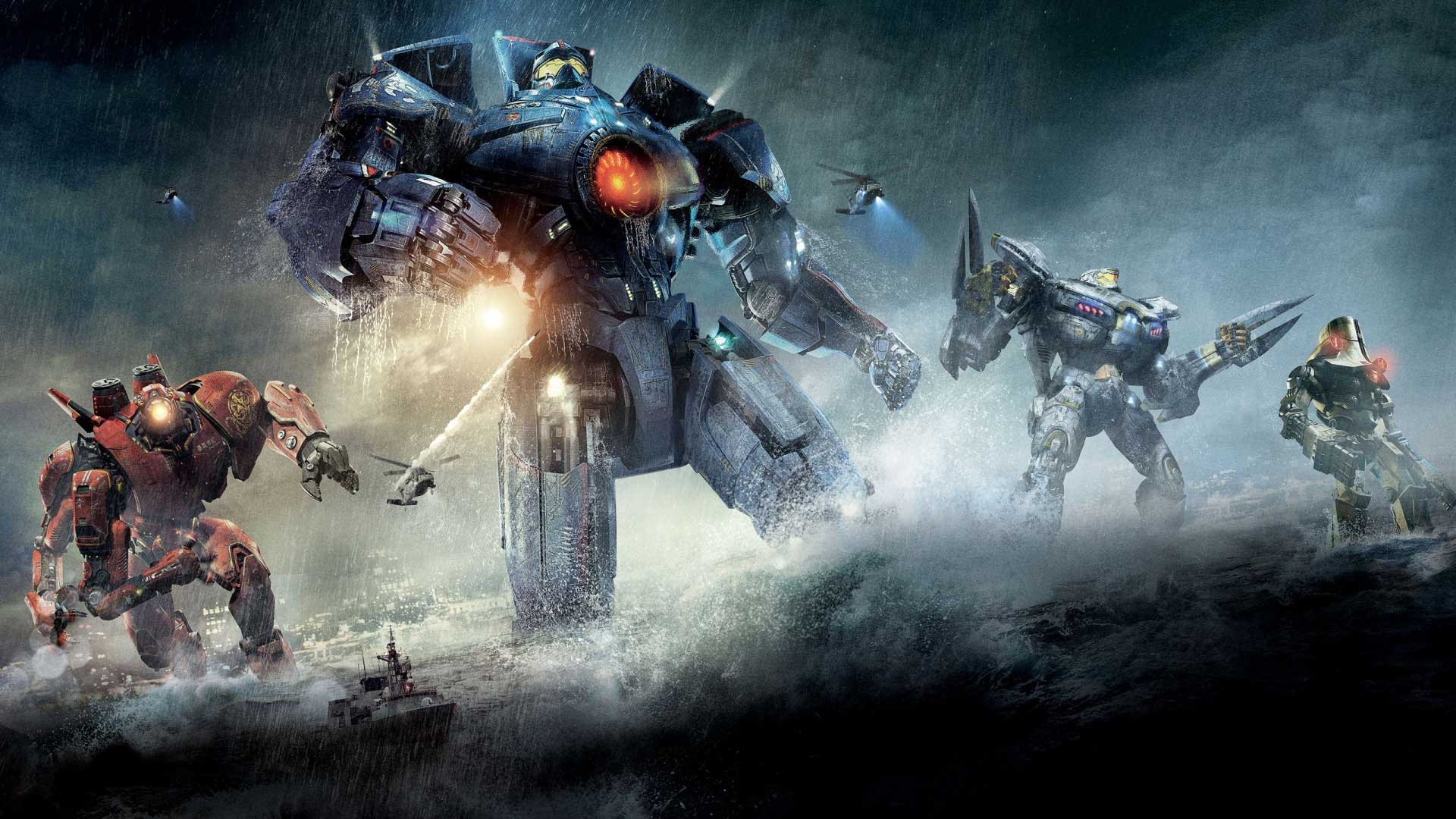 1920x1080 Wallpaper, movies, Pacific Rim, Jaegers, Gipsy Danger, Crimson Typhoon, Striker Eureka, Cherno Alpha, screenshot, mecha, computer wallpaper, pc game, Desktop