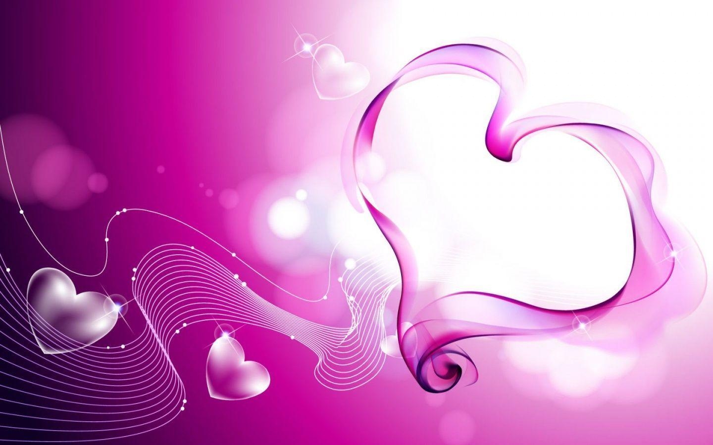 1440x900 Pink Love Swirl Wallpaper, Desktop