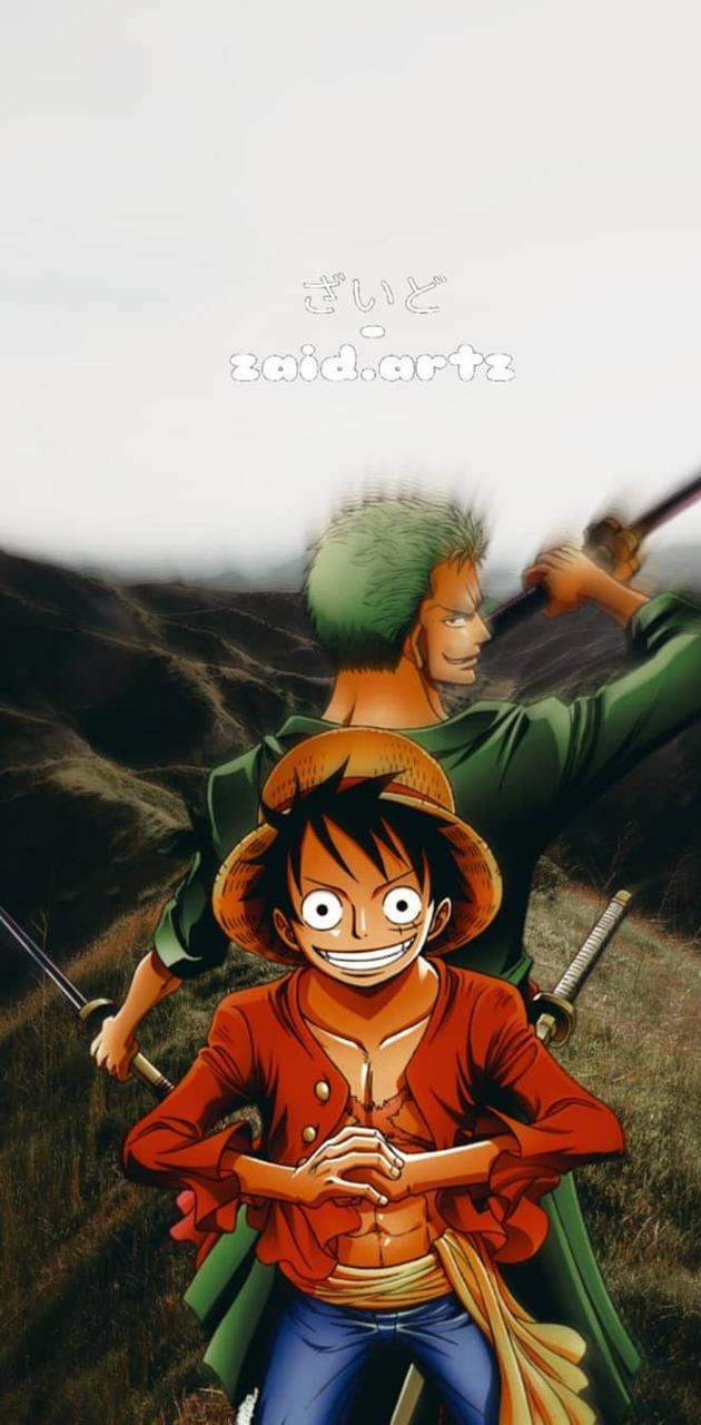 630x1280 Luffy and zoro wallpaper, Phone