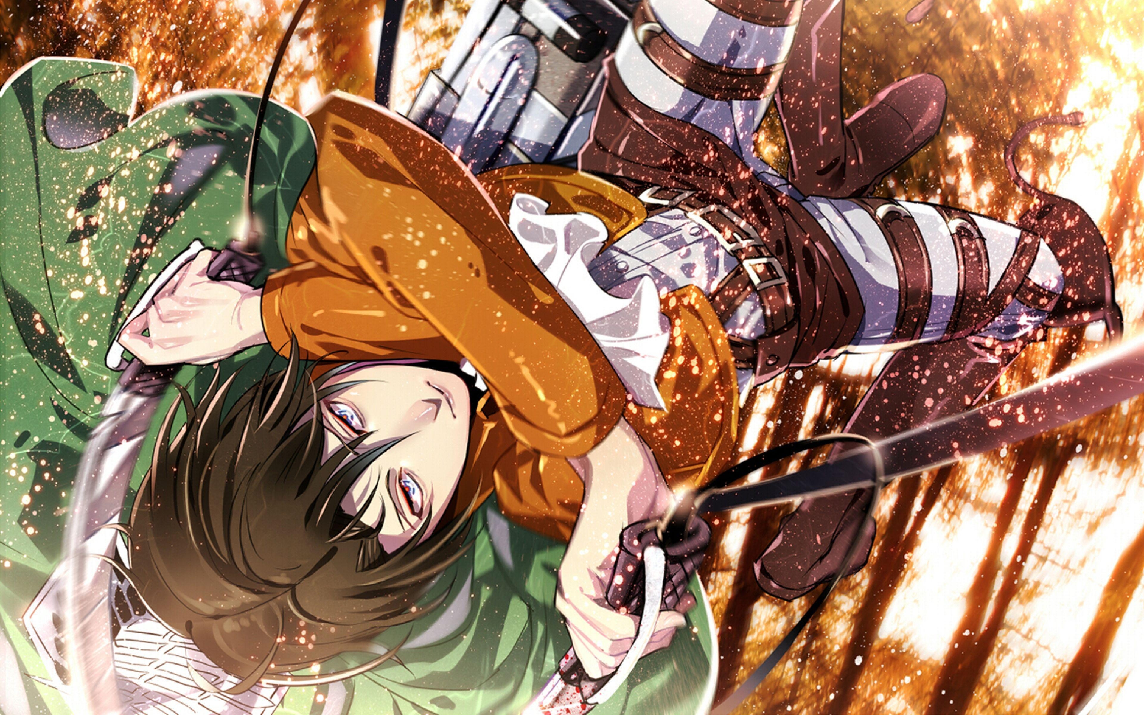 3840x2400 4K Ultra HD Attack On Titan Wallpaper, Desktop