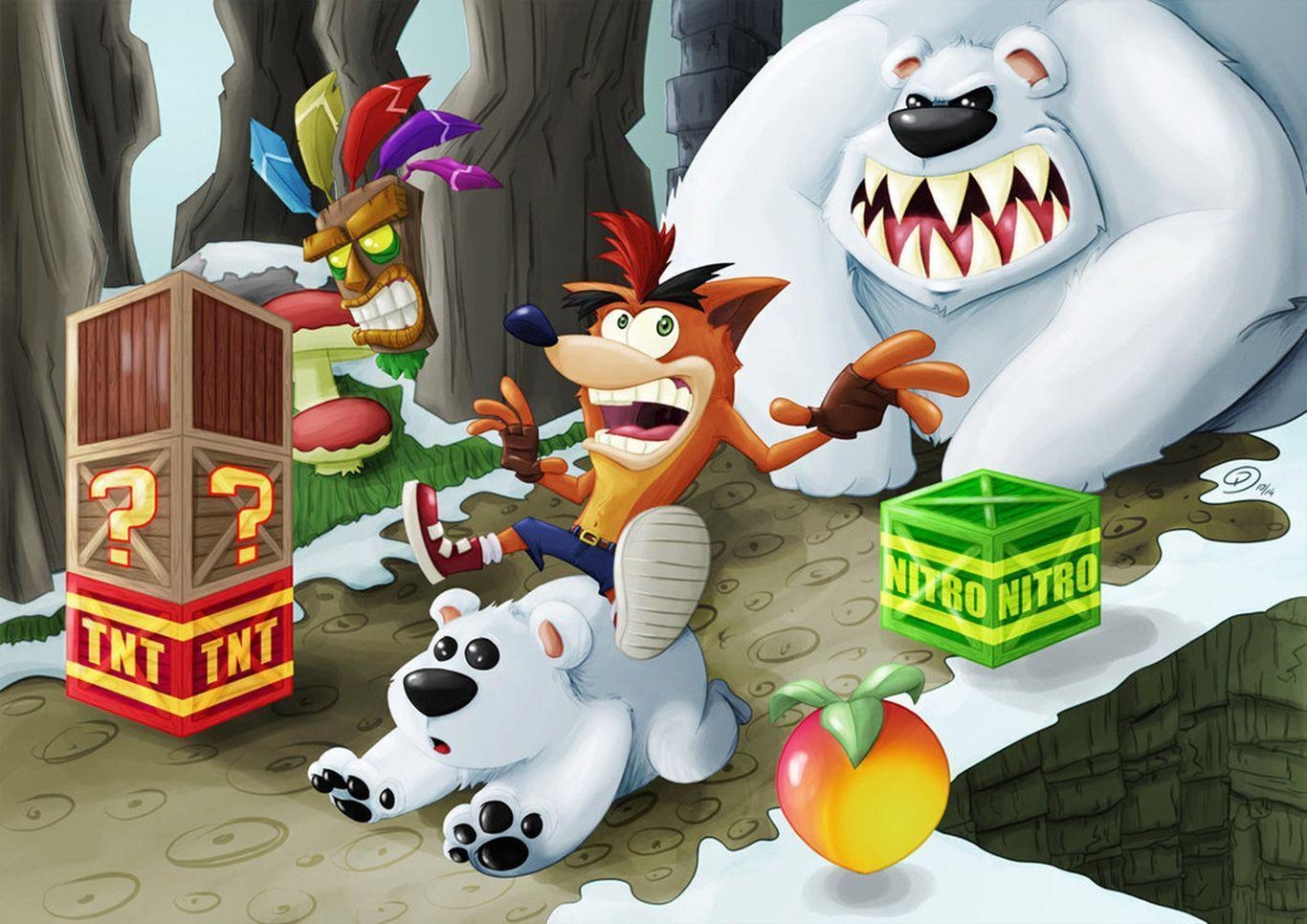 1370x970 Crash Bandicoot HD Wallpaper, Desktop