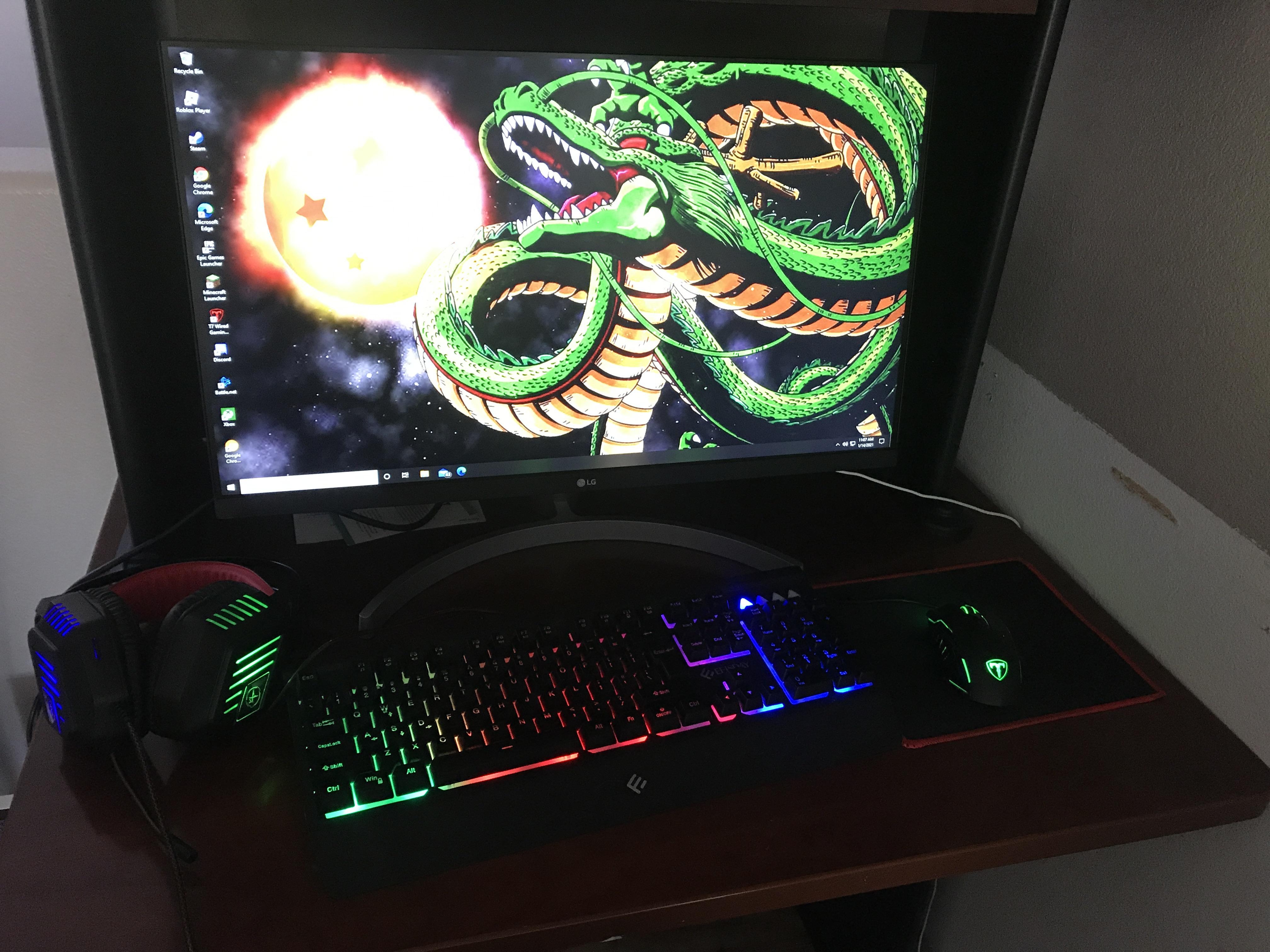 4040x3030 My gaming pc setup dragon ball fighterz Wallpaper: dragonballfighterz, Desktop