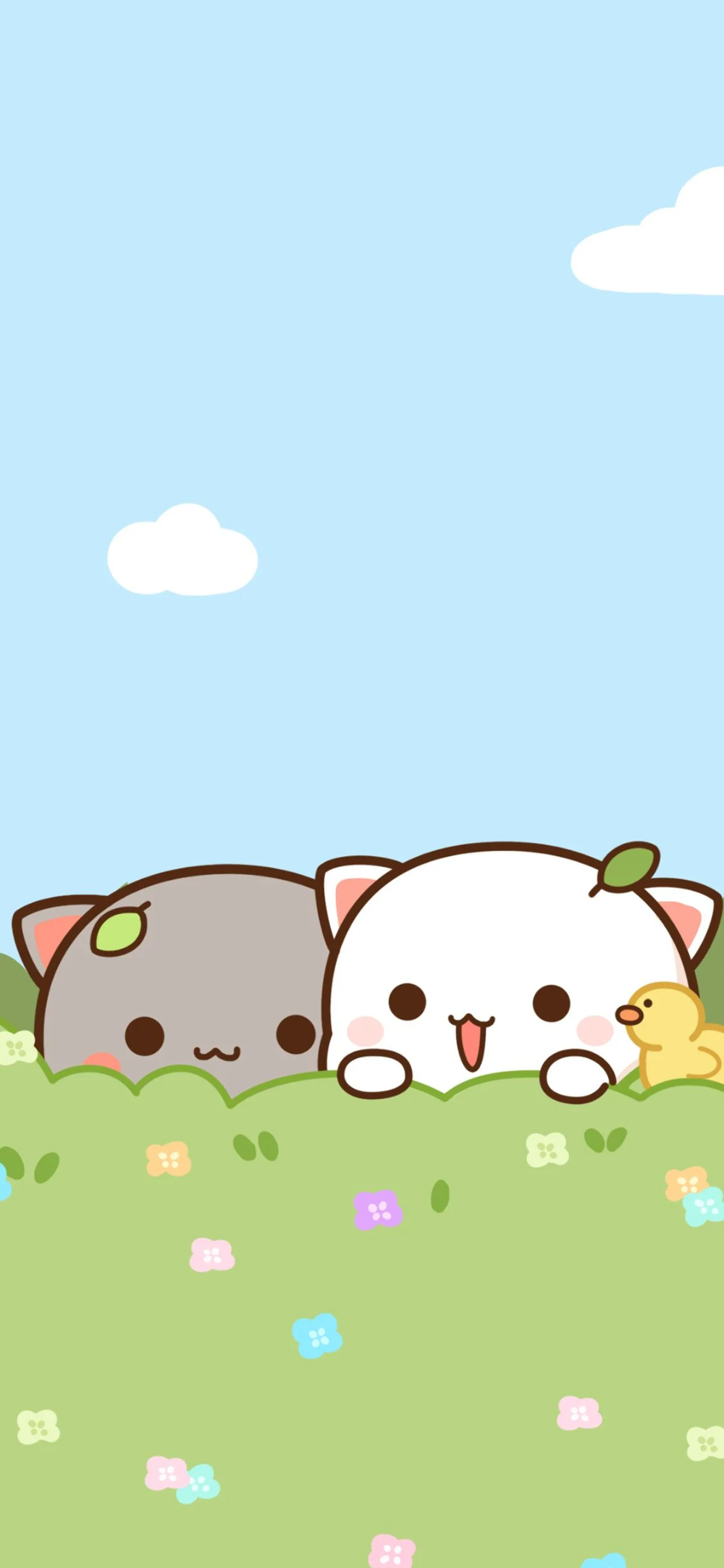 1000x2170 Cute anime cat, Chibi cat, Phone