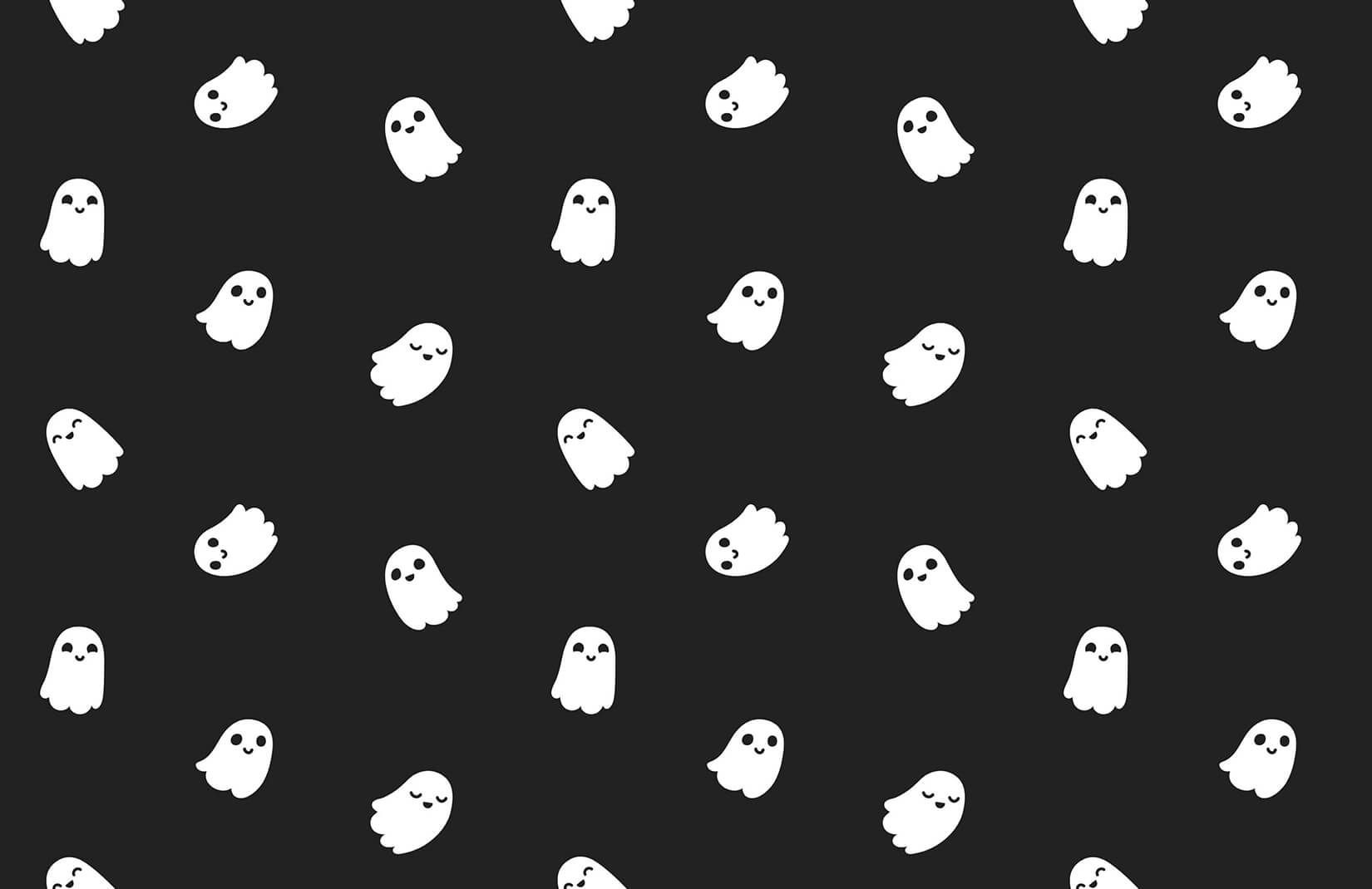 1650x1070 Little Ghost Wallpaper Mural. Murals Wallpaper. Halloween desktop wallpaper, Cute desktop wallpaper, Halloween wallpaper cute, Desktop