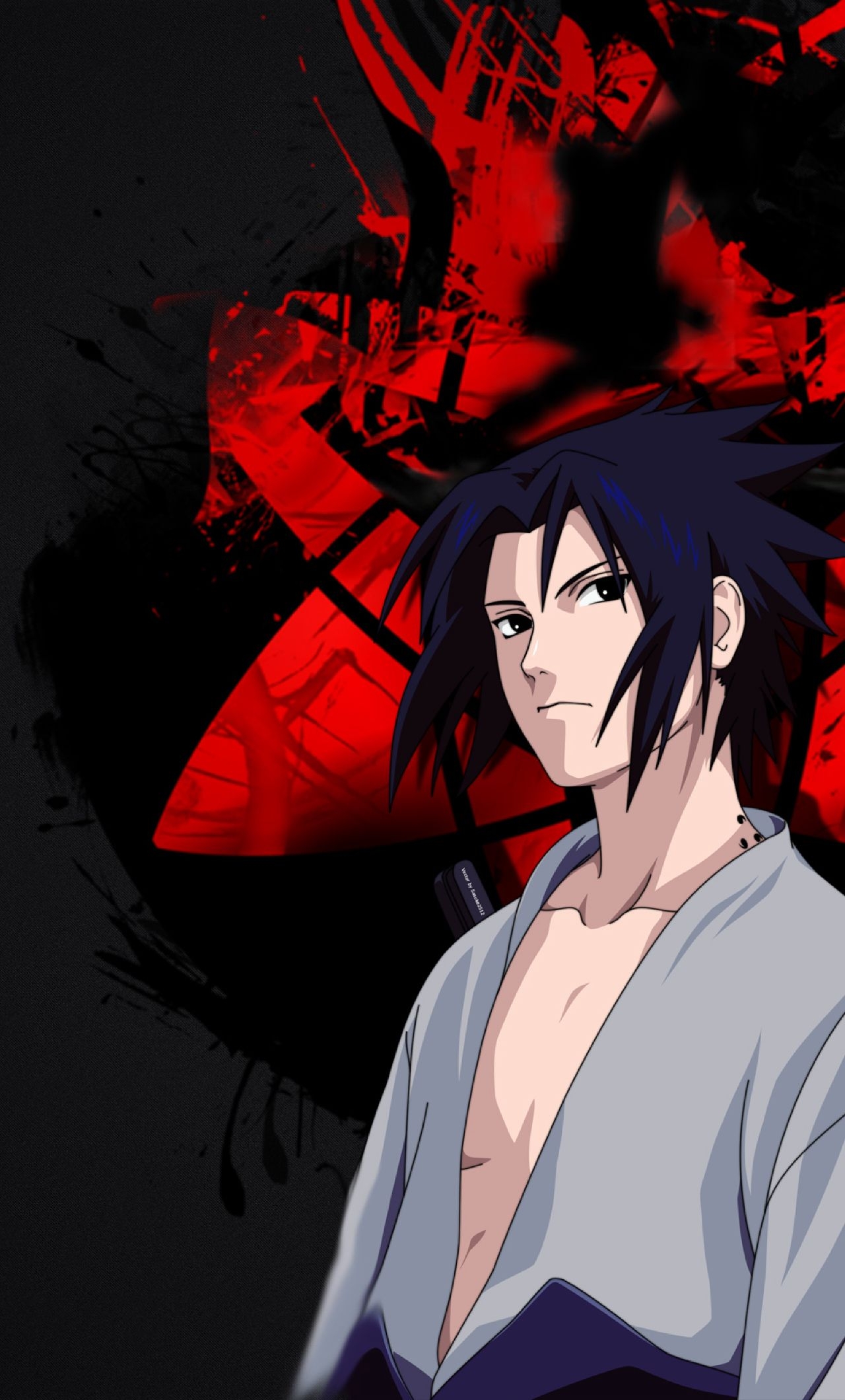 1280x2120 Sasuke iPhone Wallpaper, Phone