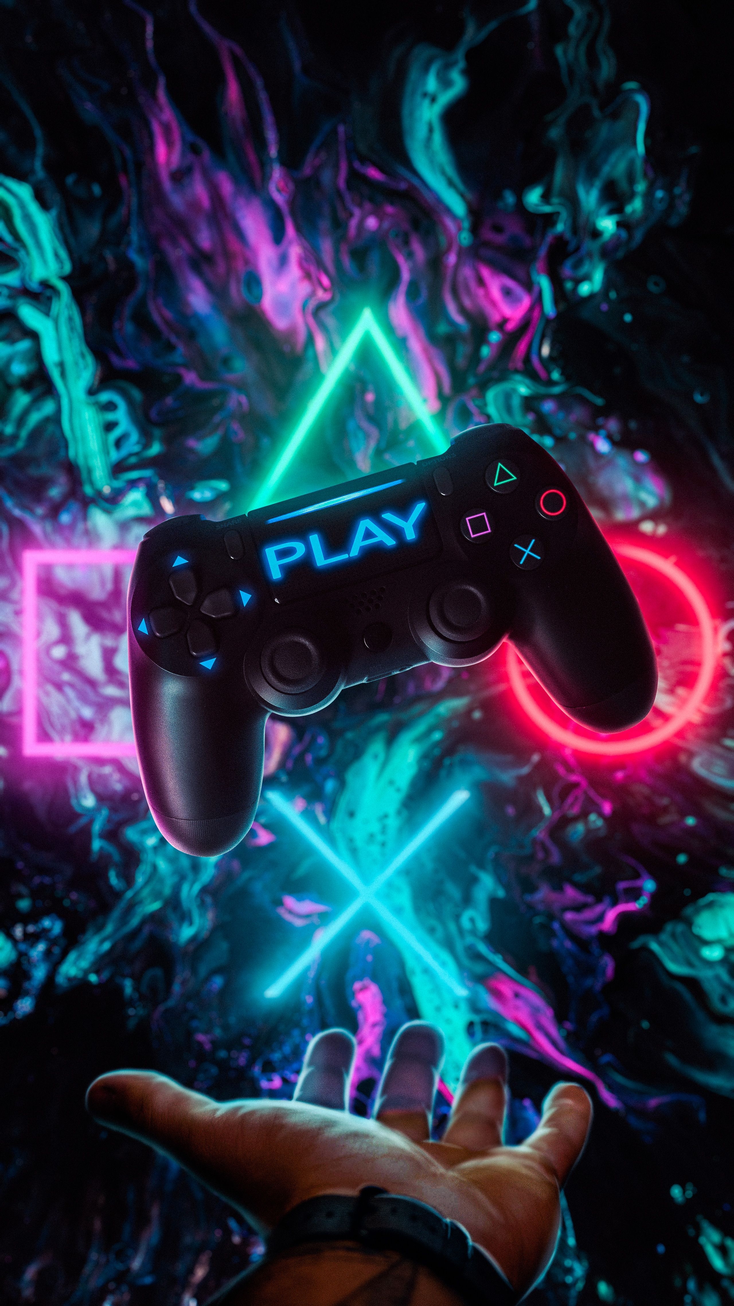 2560x4560 Game Controller Wallpaper Free Game Controller Background, Phone