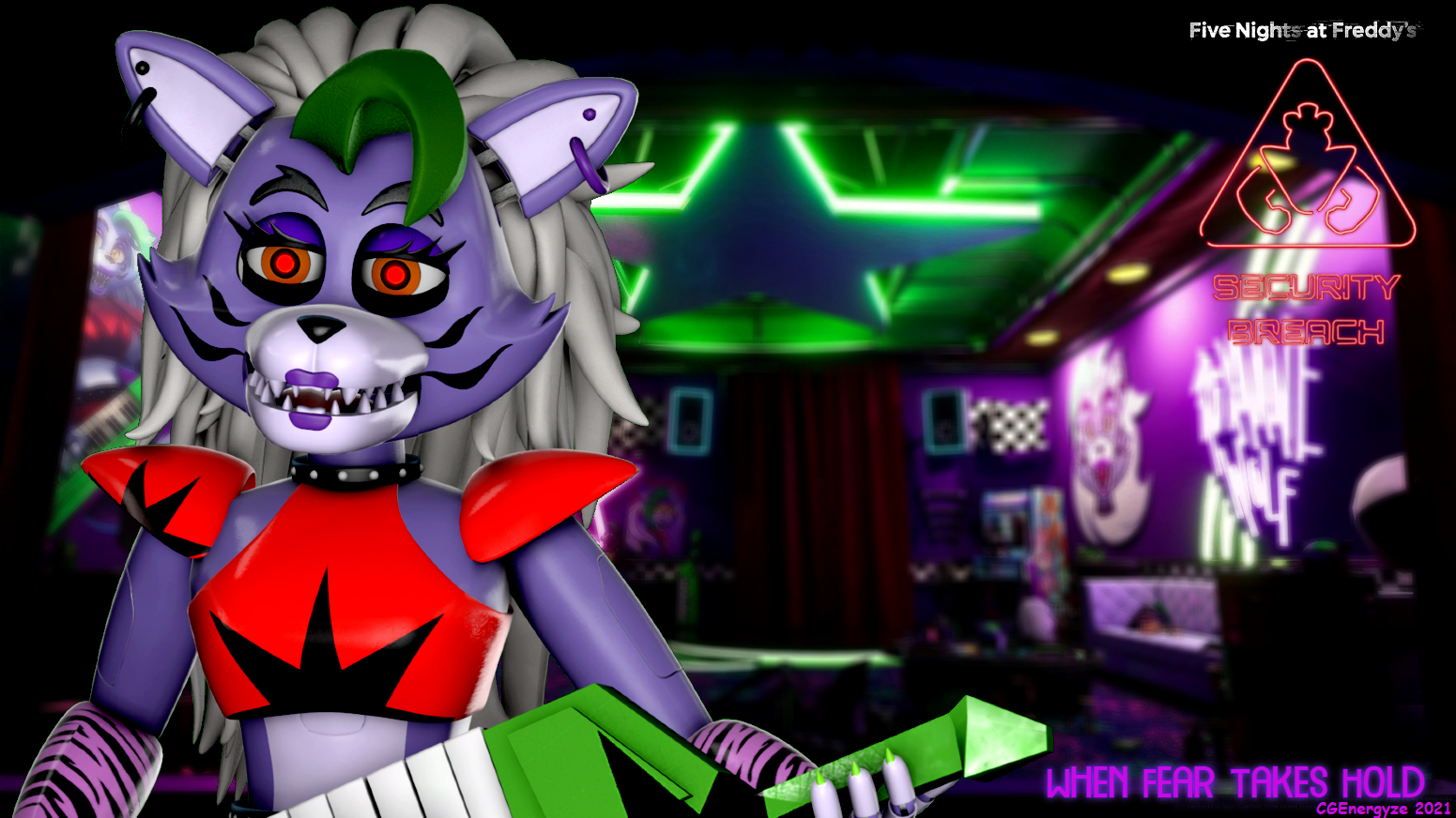 1560x880 SFM FNAF SB Roxanne Wolf Wallpaper V3. Wolf wallpaper, Fnaf, Five nights at freddy's, Desktop