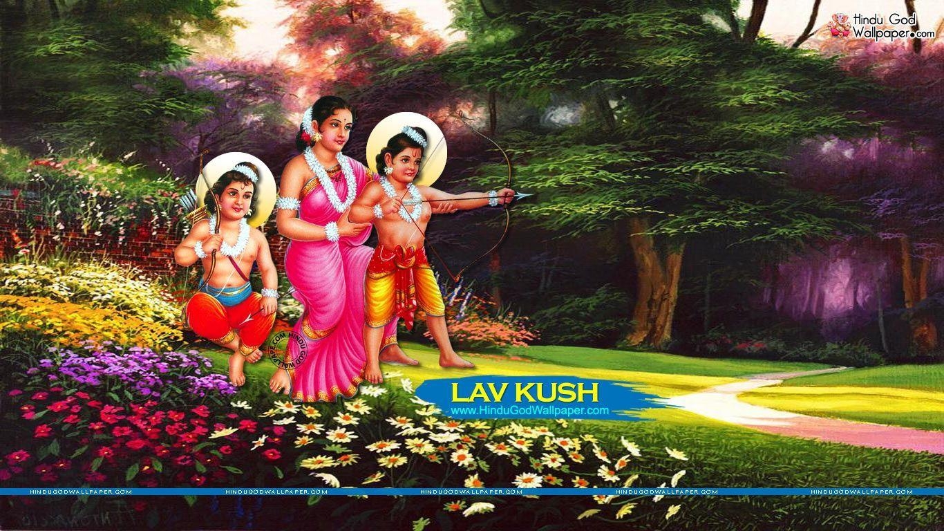 1370x770 Lav Kush Ramayan HD Wallpaper & Image Free Download. Sita Mata, Desktop