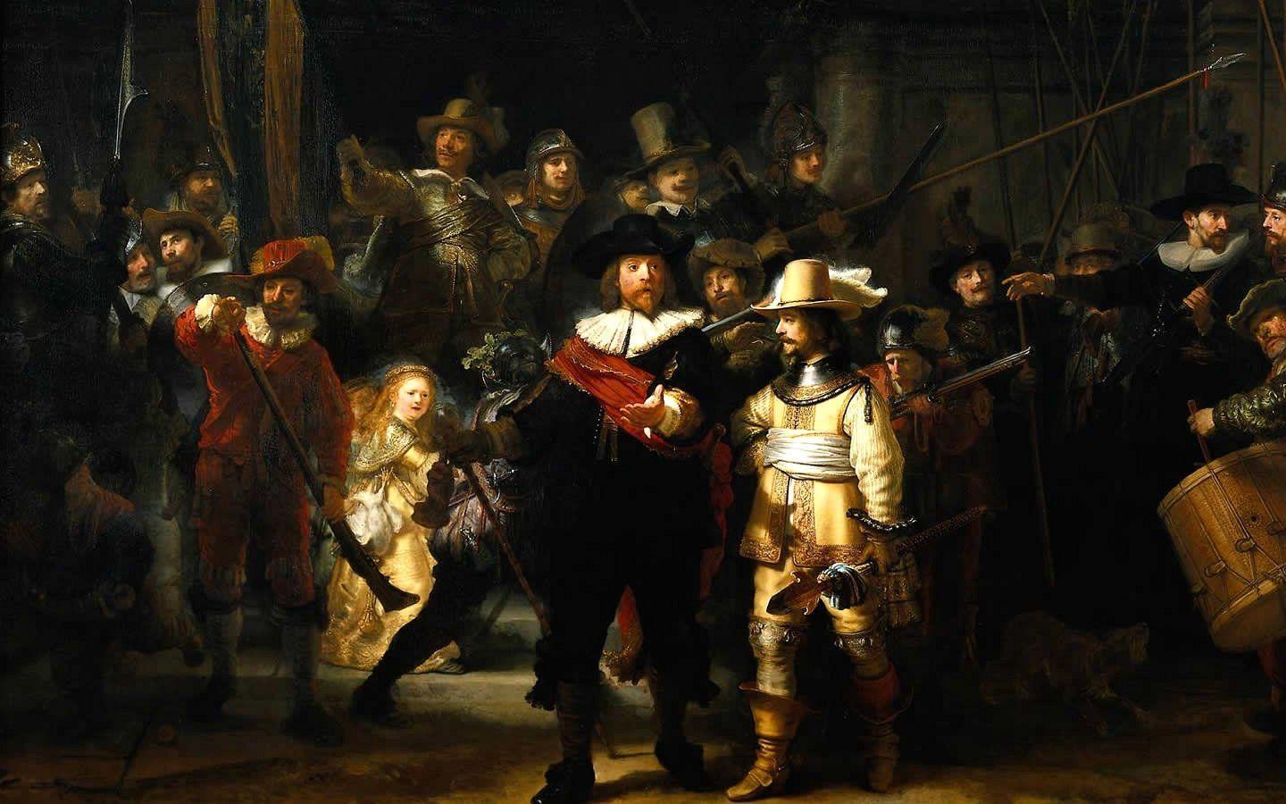 1440x900 Wallpaper Rembrandt The Night Watch x 900 Painting, Desktop