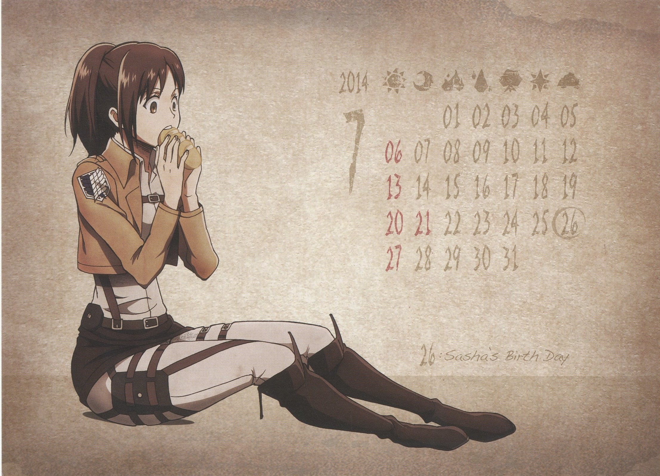 2220x1600 Sasha Braus (Sasha Blouse) on Titan Anime Image, Desktop