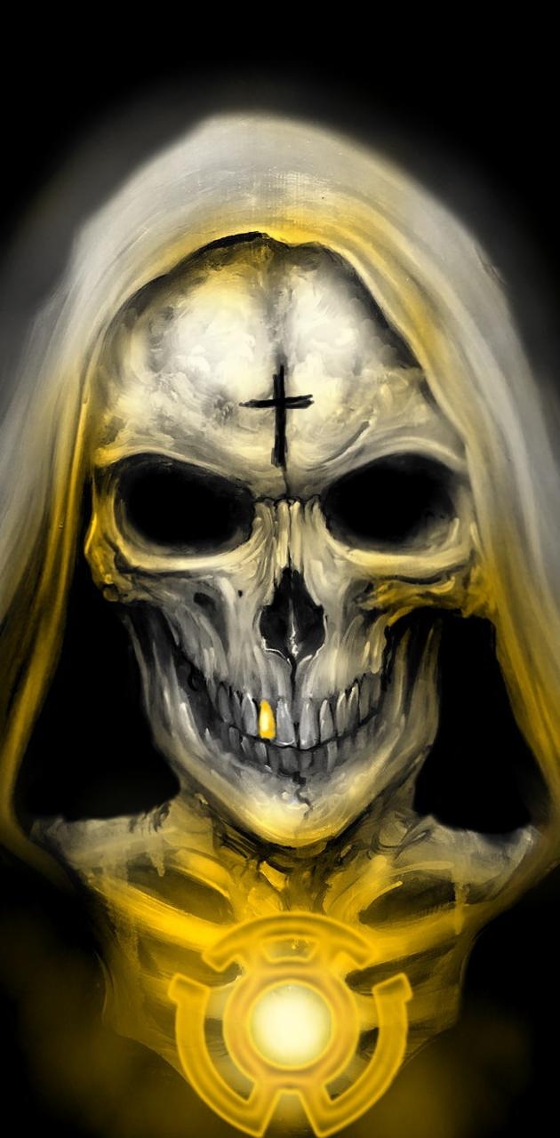 630x1280 Santa Muerte wallpaper, Phone