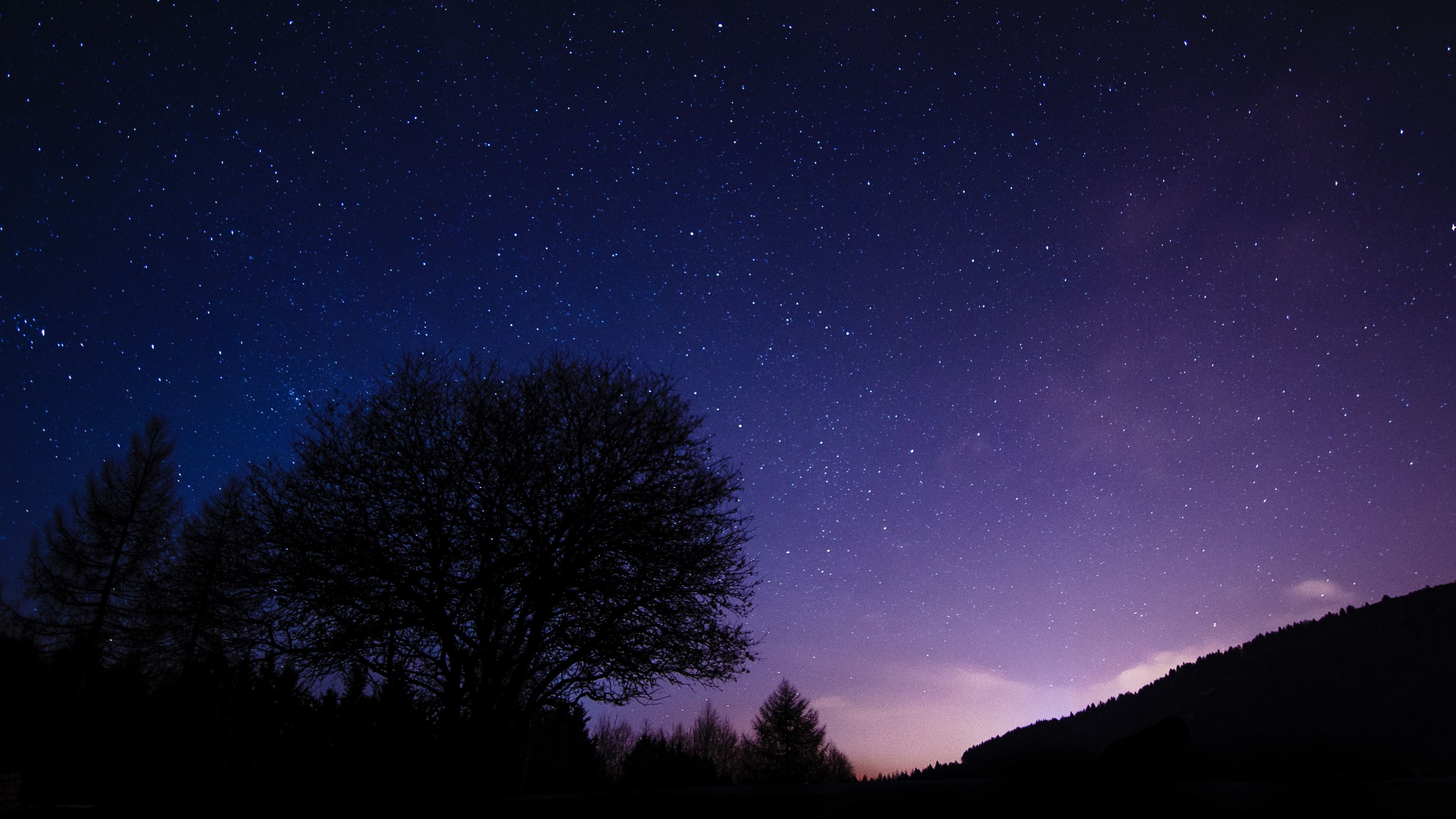 3840x2160 Wallpaper 4k Dark Night Stars 4k Wallpaper, Hd Wallpaper, Nature Wallpaper, Night Wallpaper, Stars Wallpaper, Desktop
