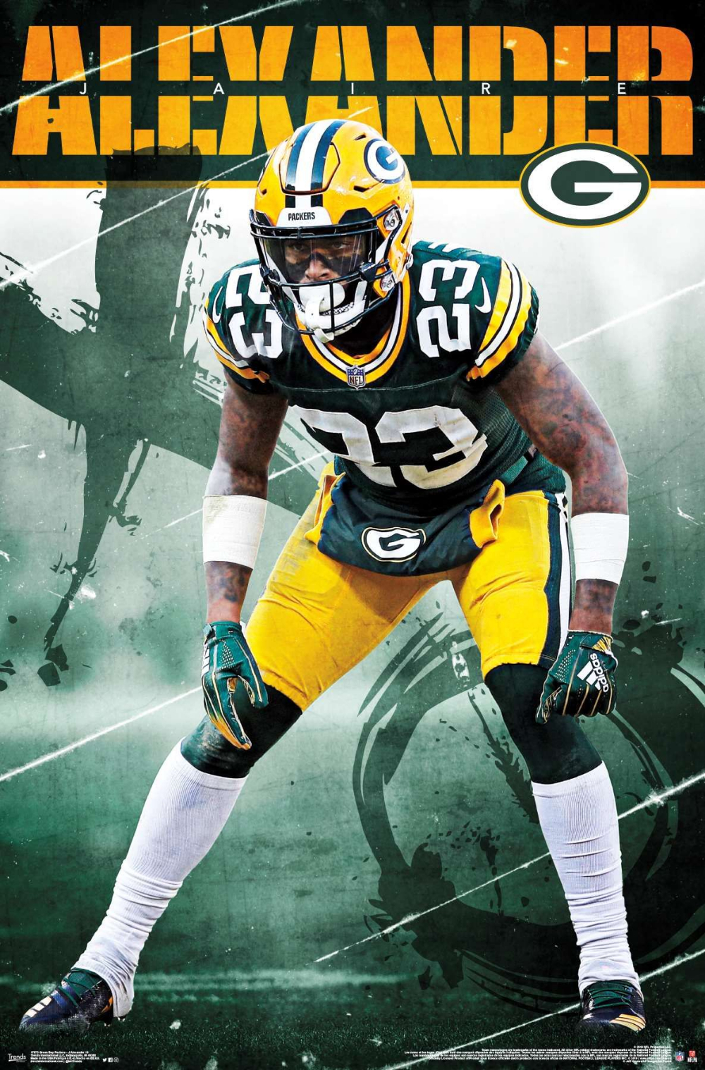 1000x1520 Green Bay Packers Alexander #greenbaypackers #nflfootball #nfl #footballposter #footballpart. Packers, Green bay packers football, Green bay packers funny, Phone