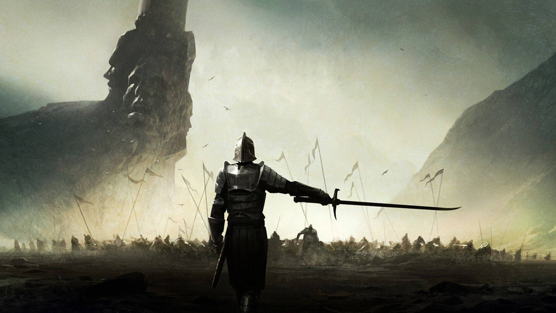 1920x1080 Dark Ages Lone Warrior Wallpaper, Desktop