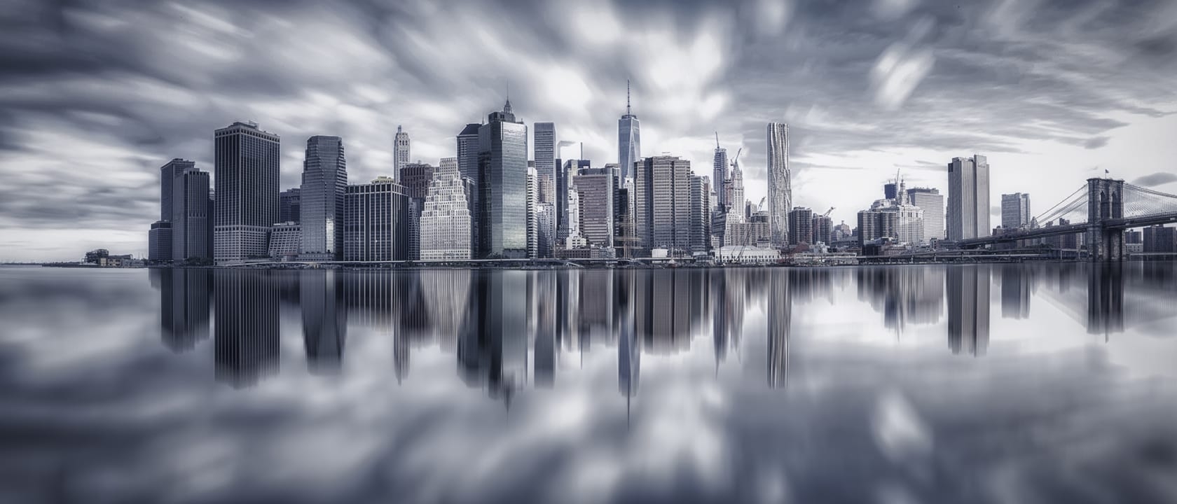 1680x720 New York Wallpaper for 2024, Dual Screen