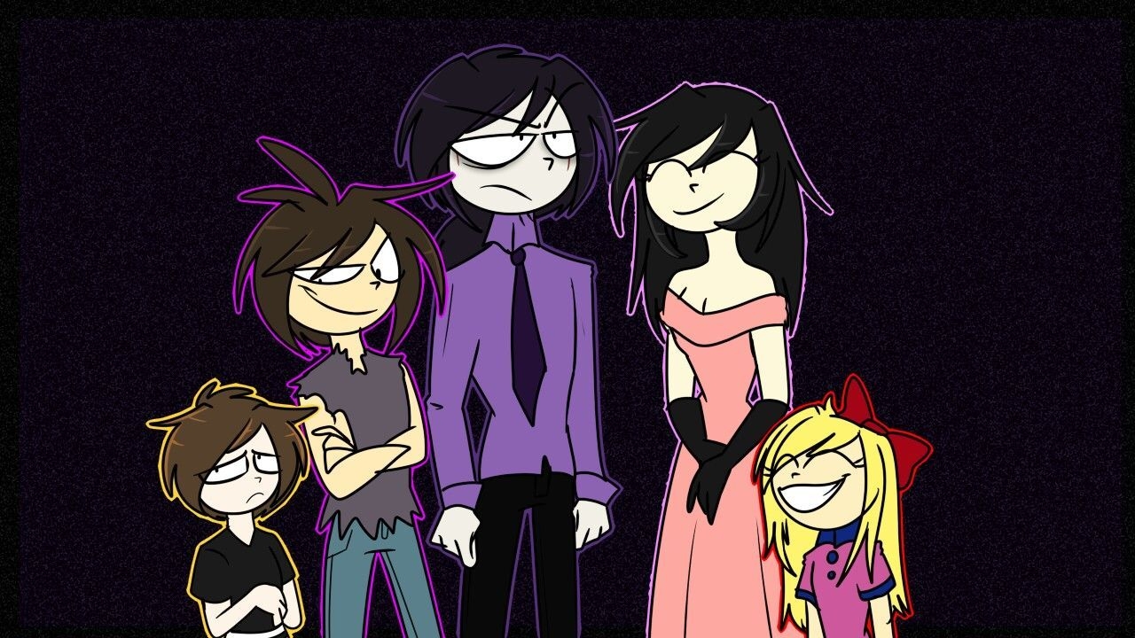 1280x720 Afton family (Before). Fnaf drawings, Anime fnaf, Fnaf funny, Desktop