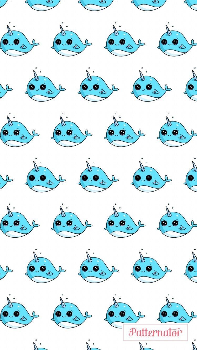 750x1340 Narwhal Wallpaper Background Cute. Wallpaper Background, Phone