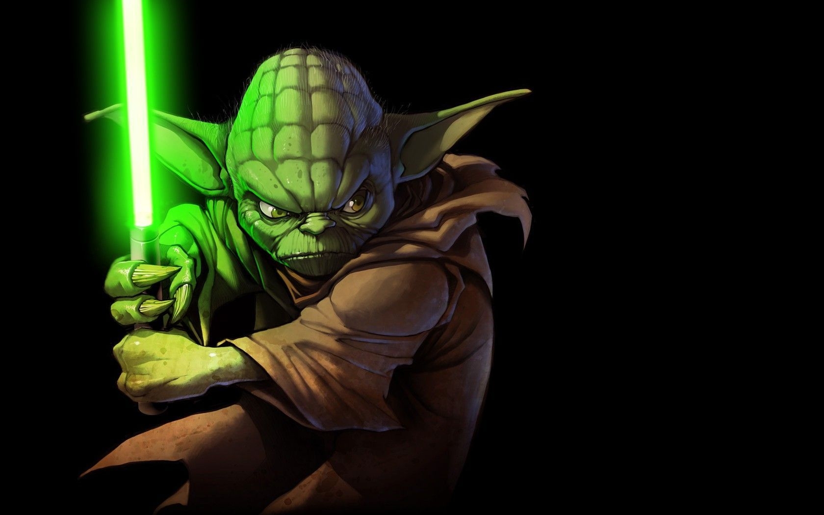 1680x1050 Yoda, Star Wars, Lightsaber Wallpaper HD / Desktop and Mobile, Desktop