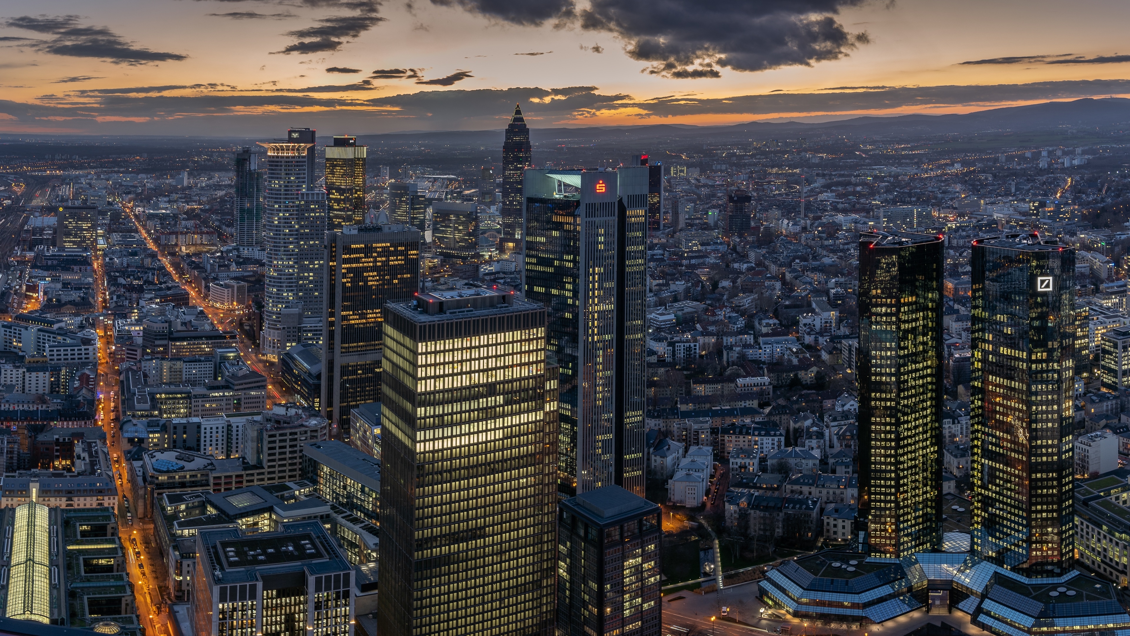 3840x2160 Wallpaper 4k Germany Frankfurt Skyscrapers 4k Wallpaper, Desktop