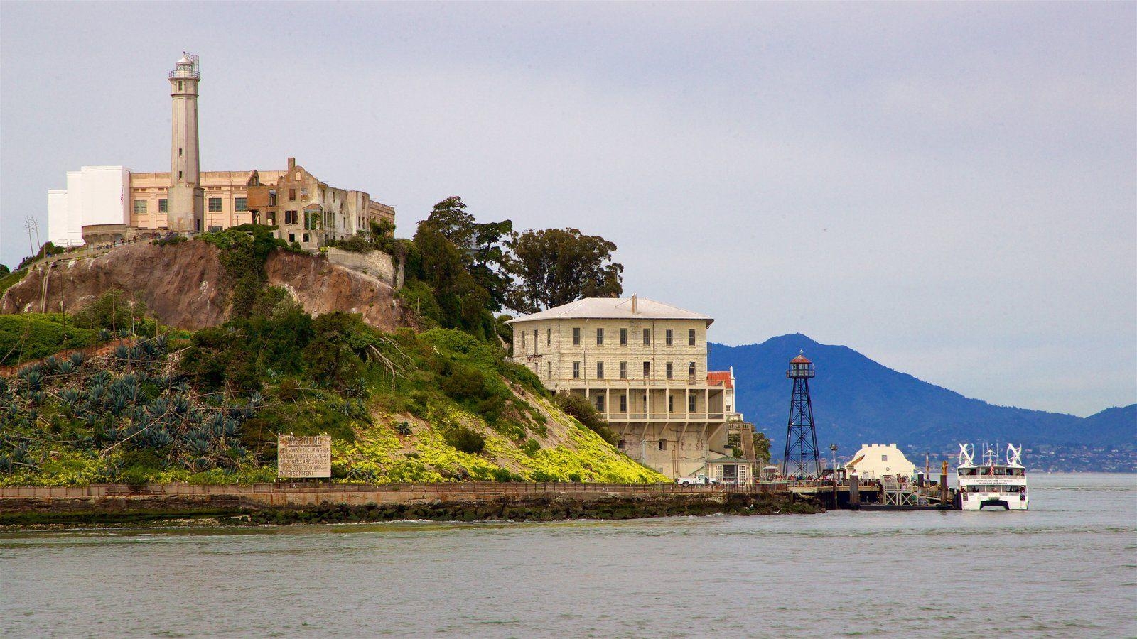 1600x900 Nature Picture: View Image of Alcatraz Island, Desktop