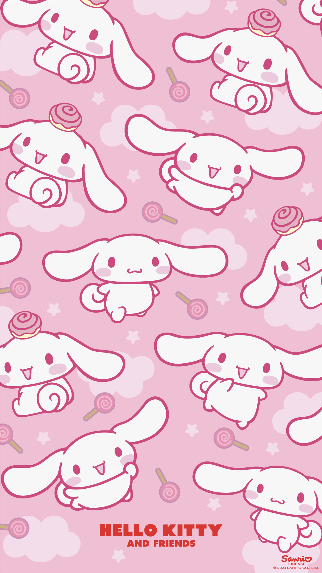 1090x1930 Hello Kitty & Friends Phone Wallpaper, Phone