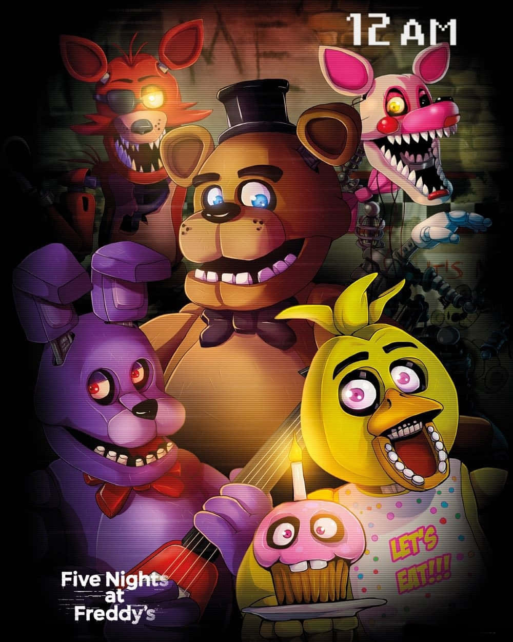 1000x1260 Download Five Nights At Freddy's Poster Wallpaper, Phone