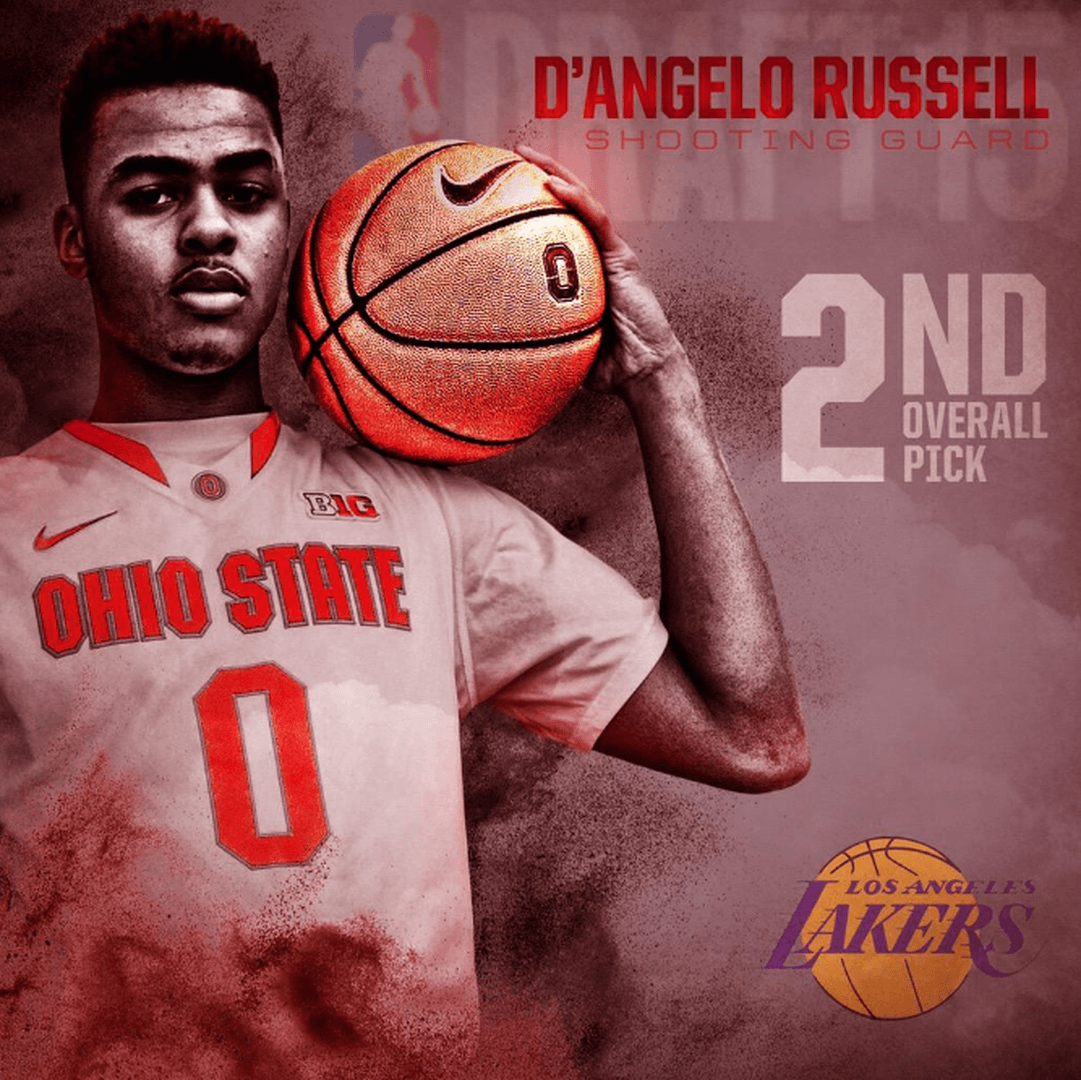 1090x1080 6 25 2015 D'ANGELO RUSSELL 2ND OVERALL PICK IN THE 2015 NBA DRAFT, Desktop