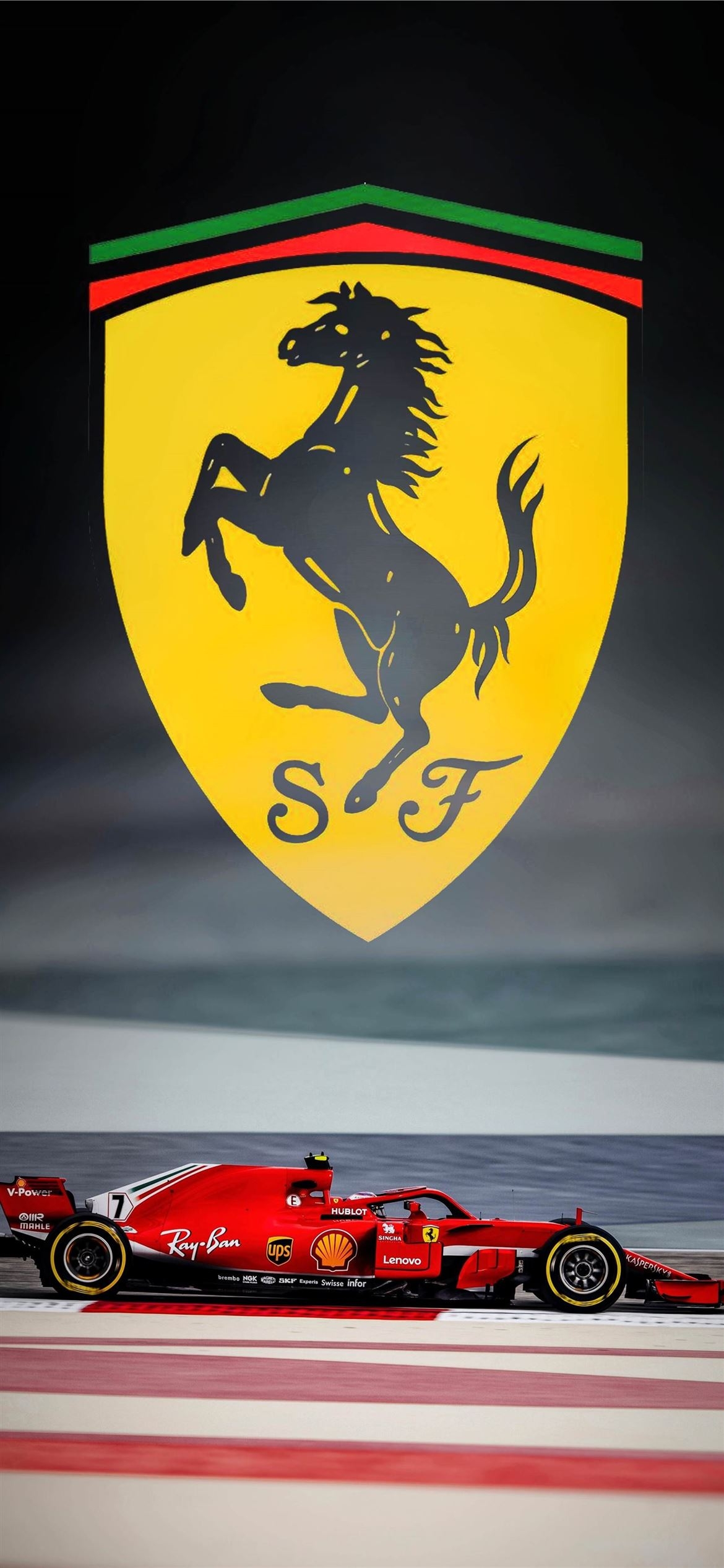 1170x2540 f1 ferrari iPhone Wallpaper Free Download, Phone