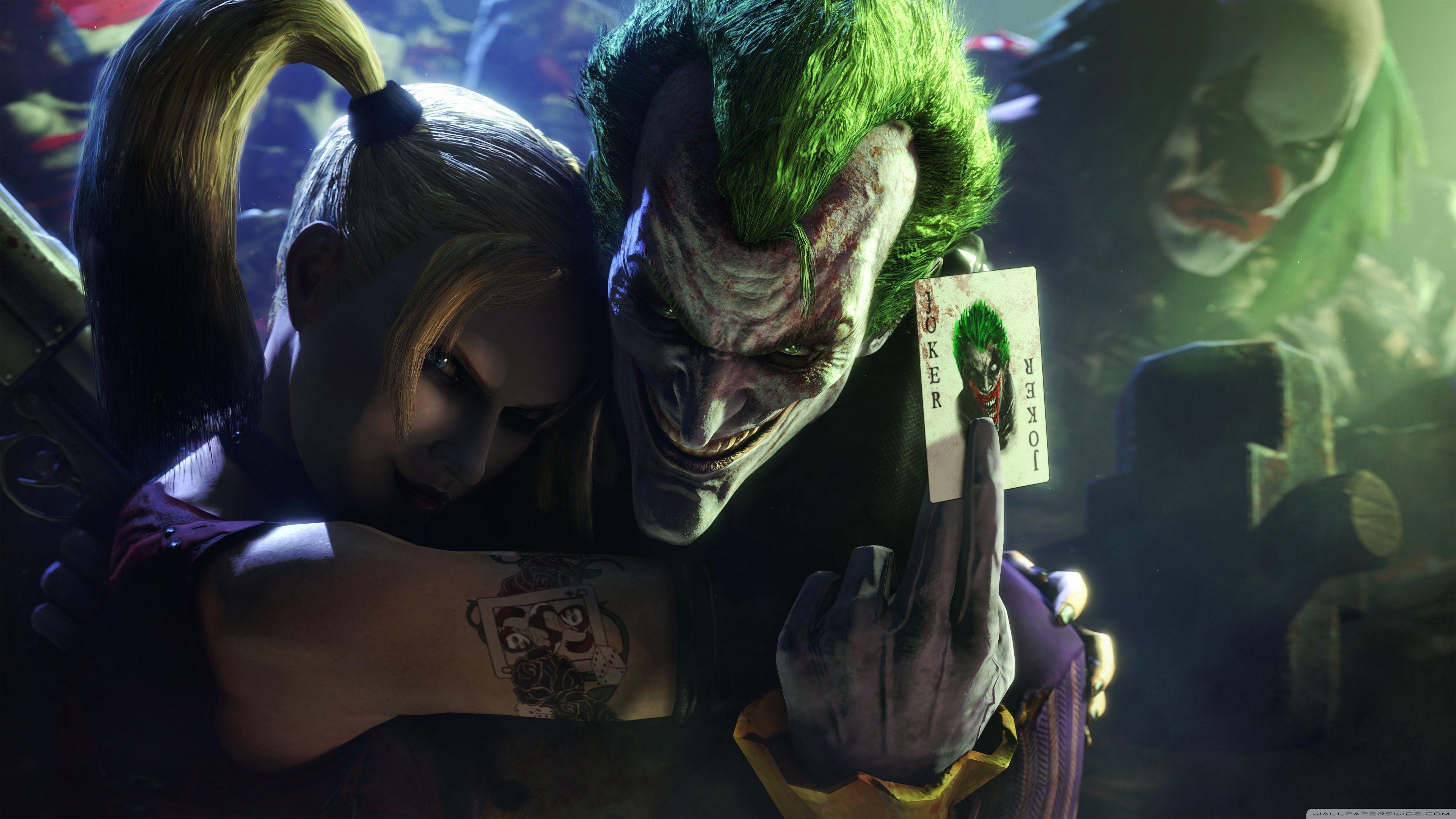 3840x2160 Joker and Harley Quinn HD desktop wallpaper, High Definition, Desktop