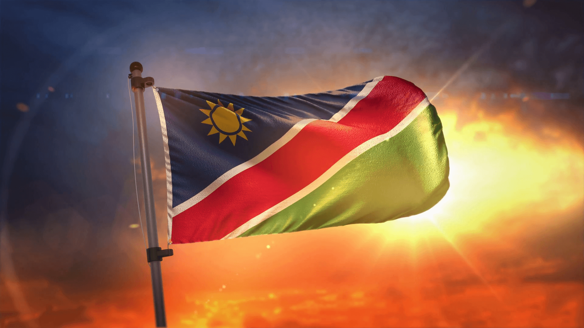 1920x1080 Namibia And Flag, Desktop