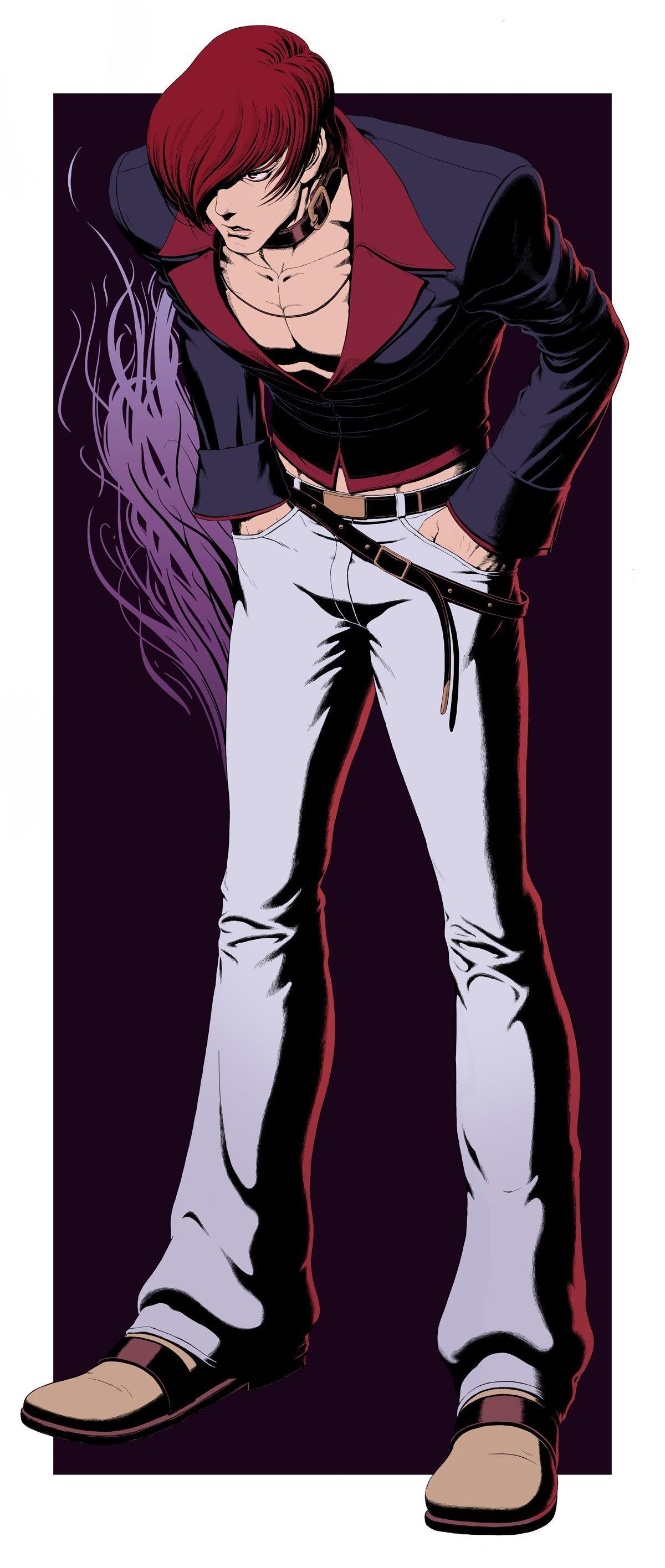 1200x2840 Iori Yagami Anime Image Board, Phone