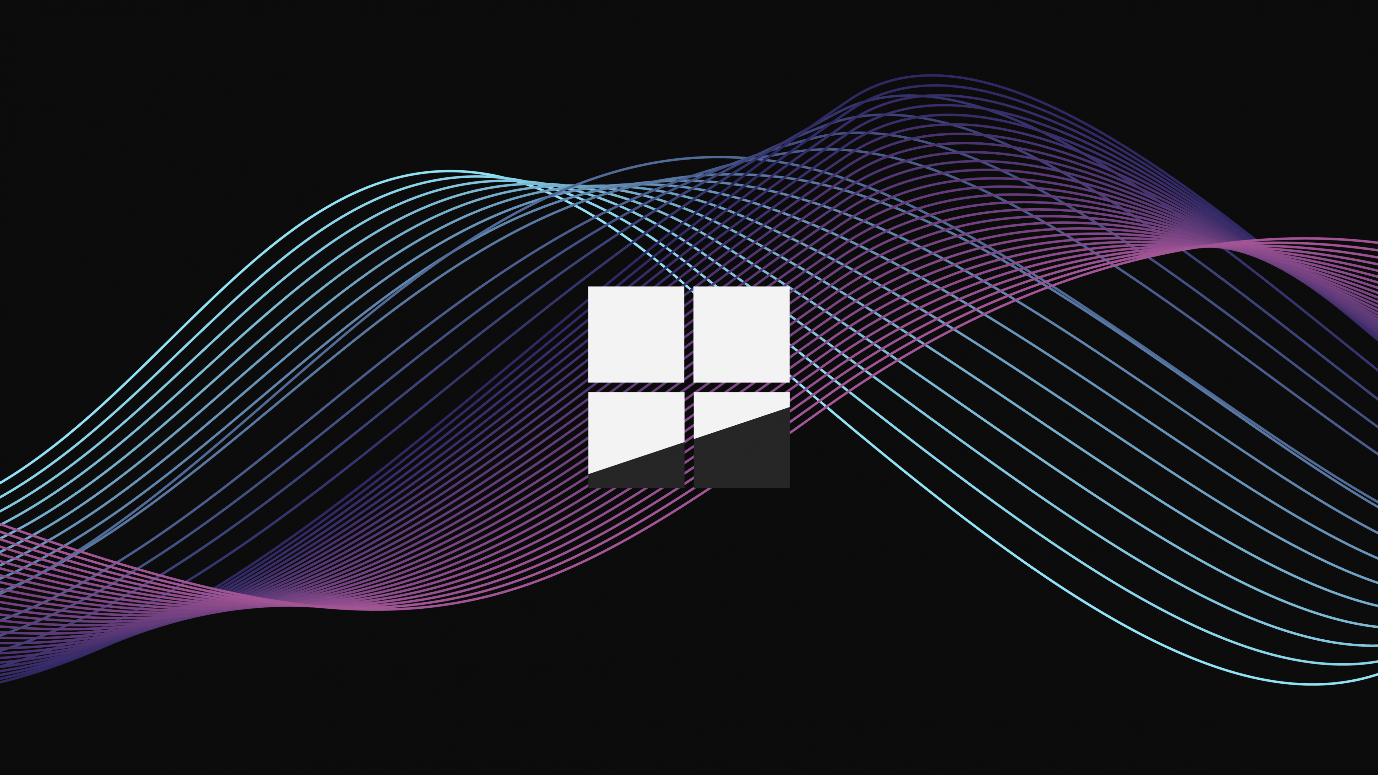 4480x2520 Microsoft Windows Wallpaper 4K, Logo, Minimal, Waves, Dark background, Purple, Technology, Desktop