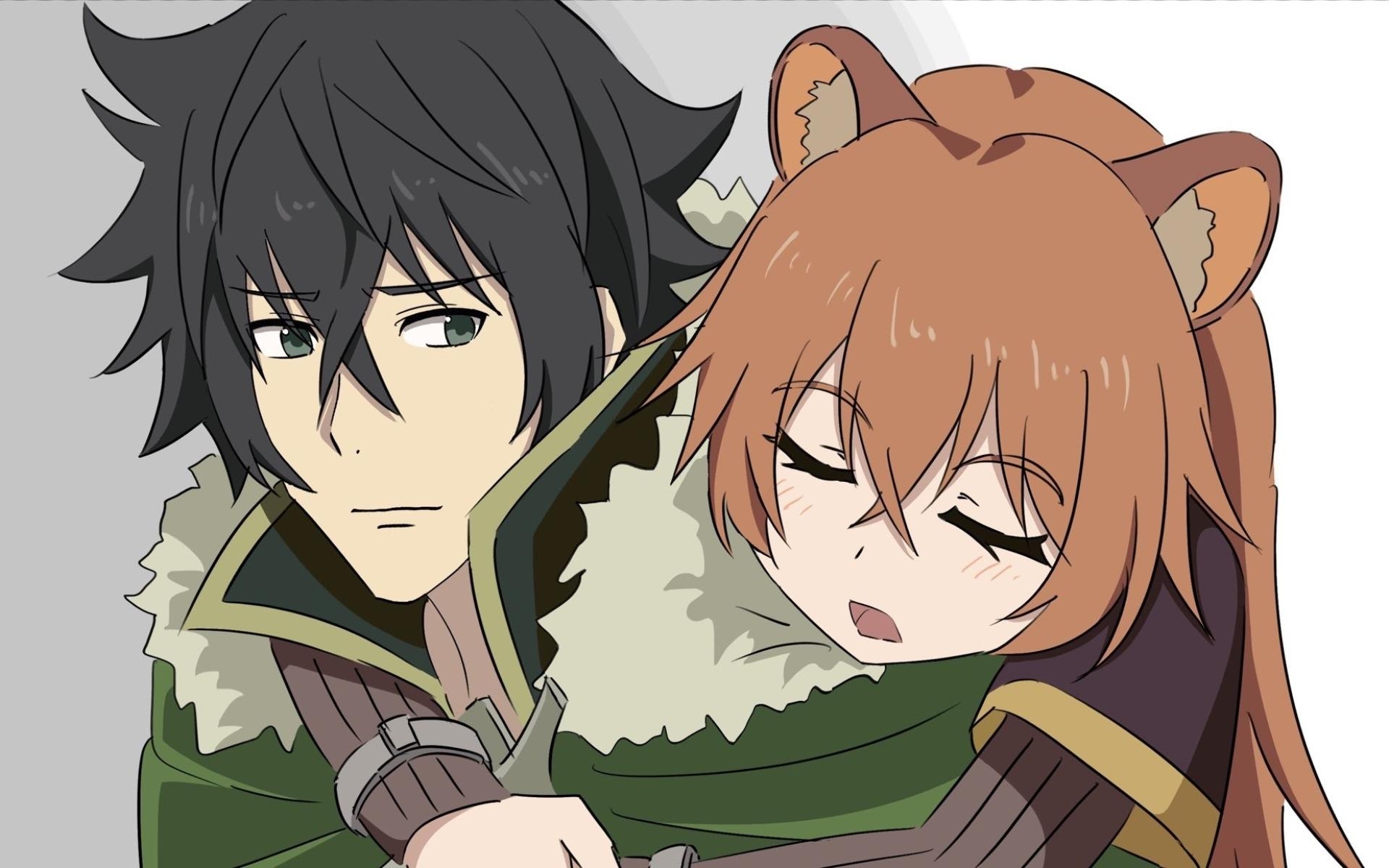 1920x1200 Wallpaper Anime, Sleep, Naofumi Iwatani, Raphtalia Desktop, Desktop