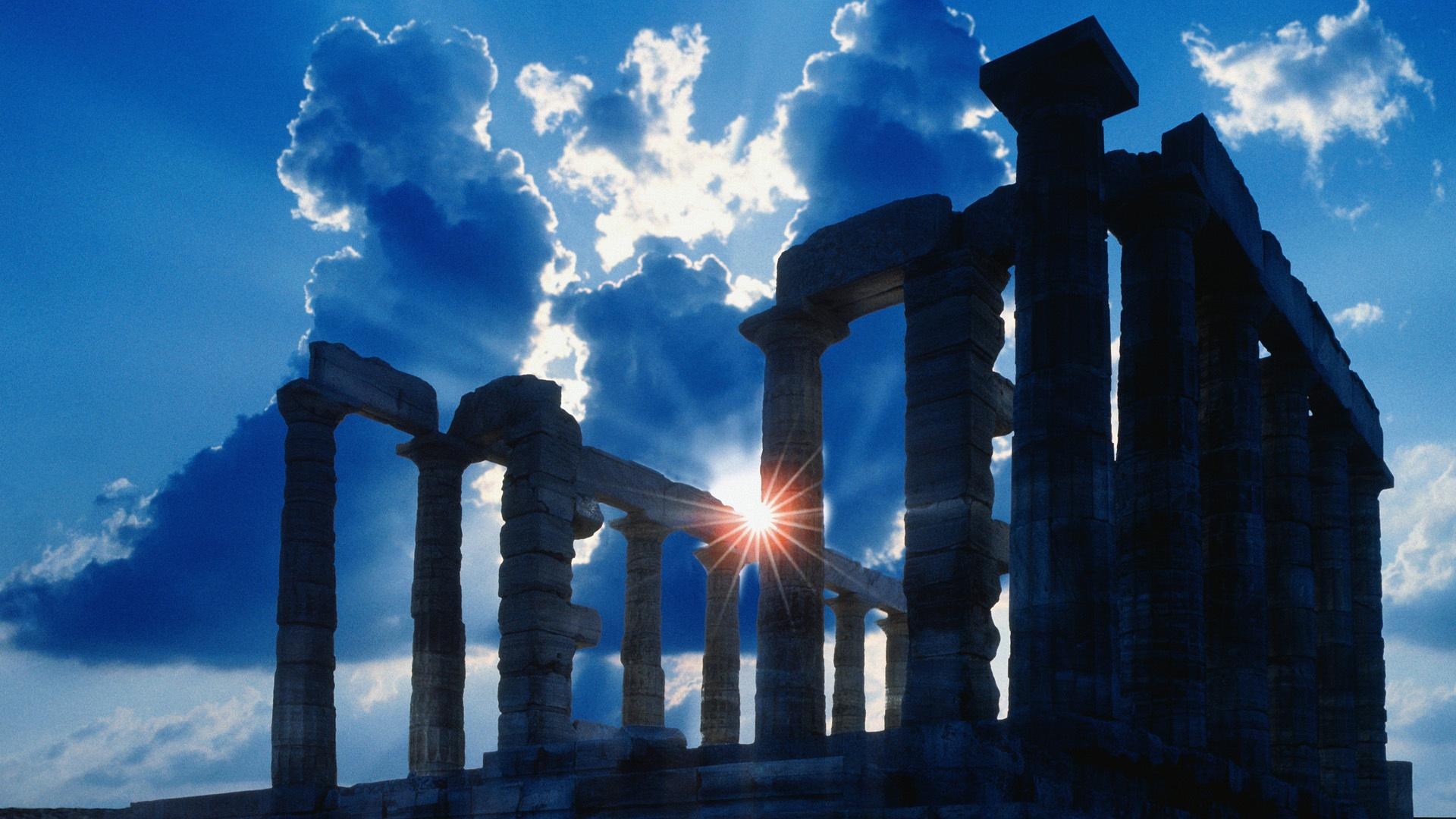 1920x1080 Ancient temple in Athens wallpaper and image, Desktop