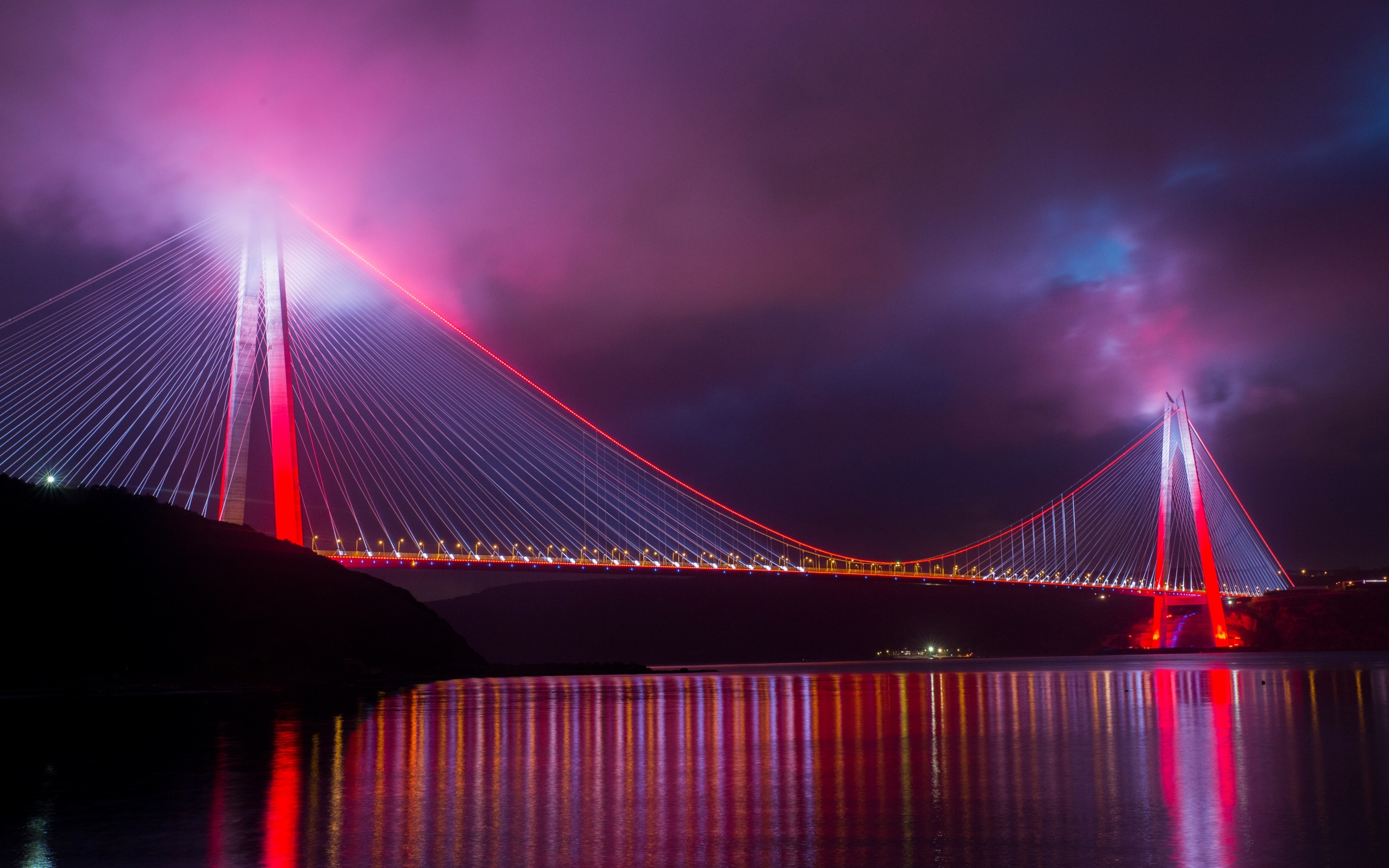 2880x1800 Yavuz Sultan Selim Bridge Wallpaper 4K, Istanbul, Turkey, 5K, World, Desktop