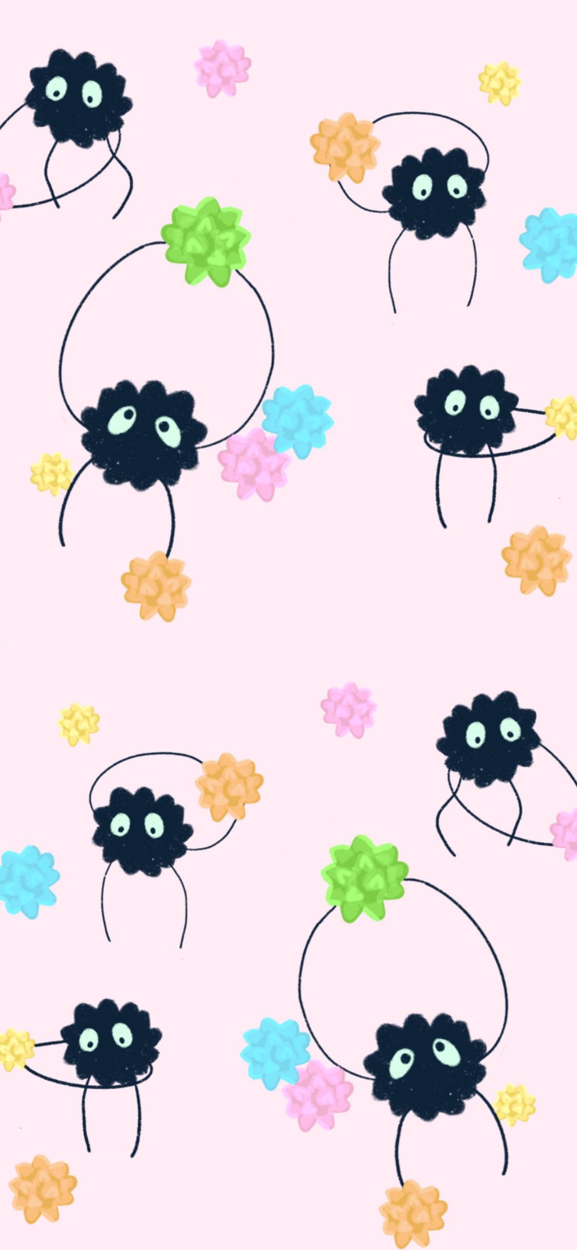 1130x2440 I made a free soot sprite wallpaper if anyone wants :) I added a link for high res free download, Phone