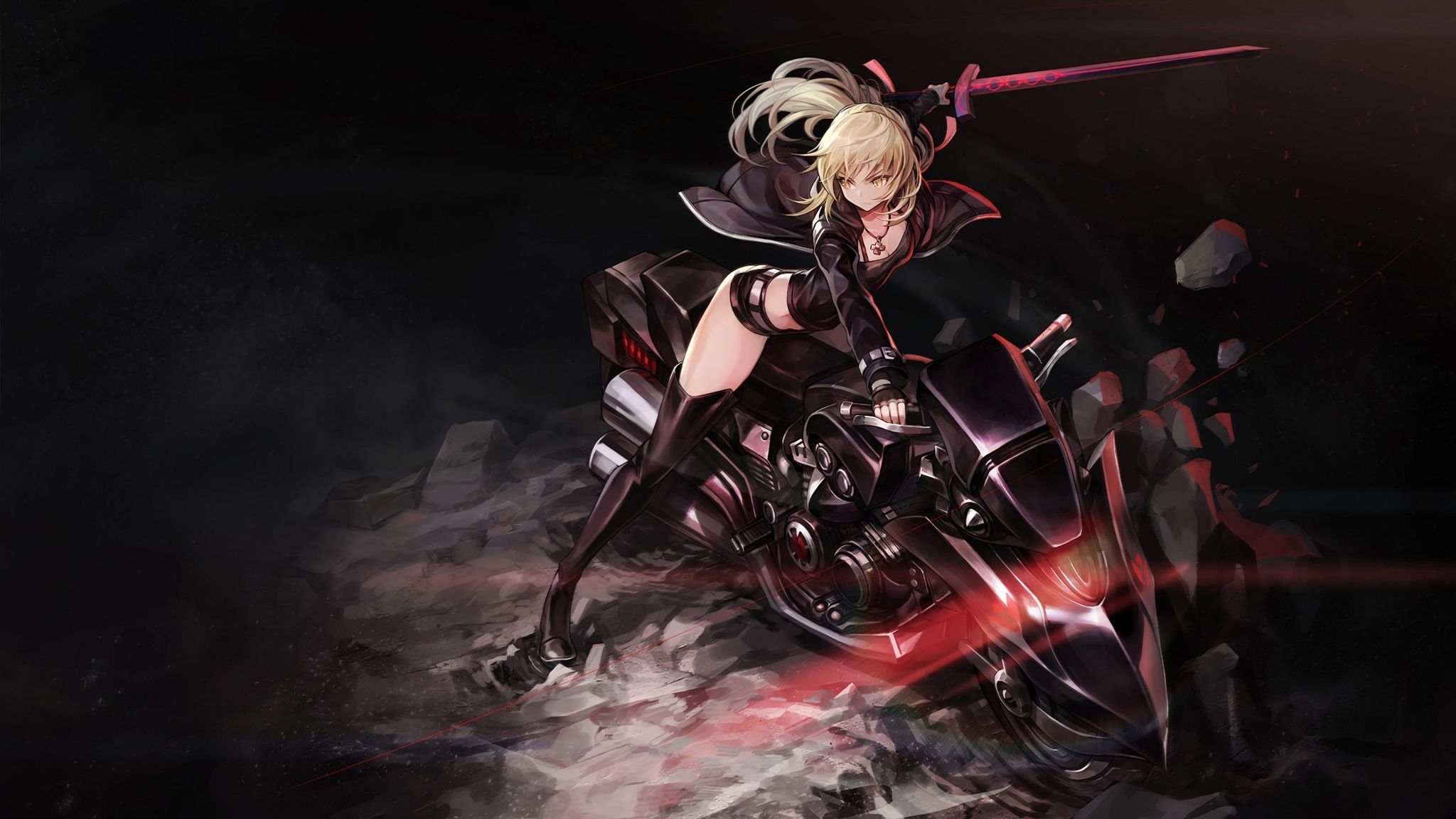 2050x1160 Saber Alter Fate  Resolution Wallpaper, HD, Desktop