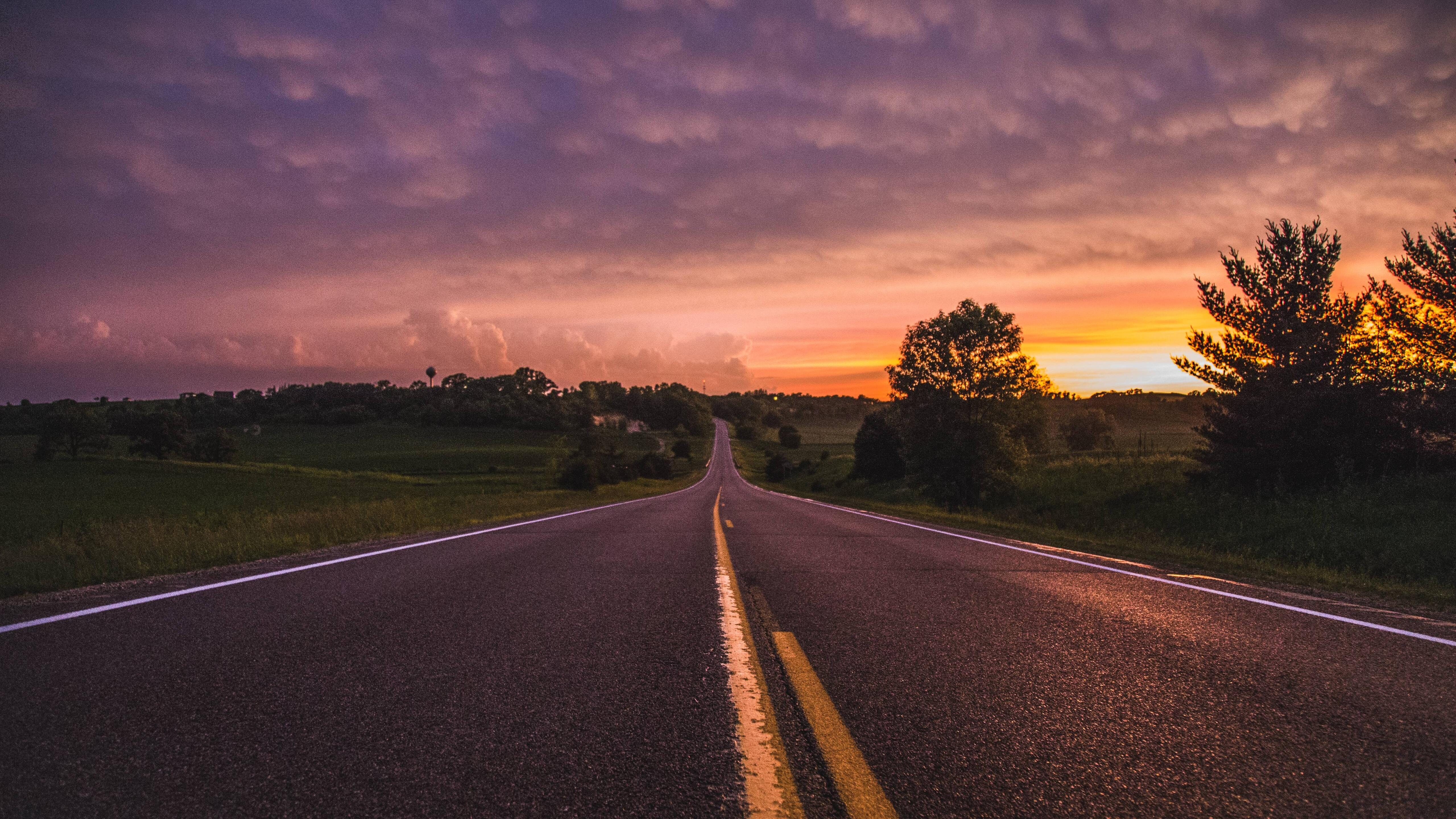 5120x2880 Empty Road Wallpaper Free Empty Road Background, Desktop